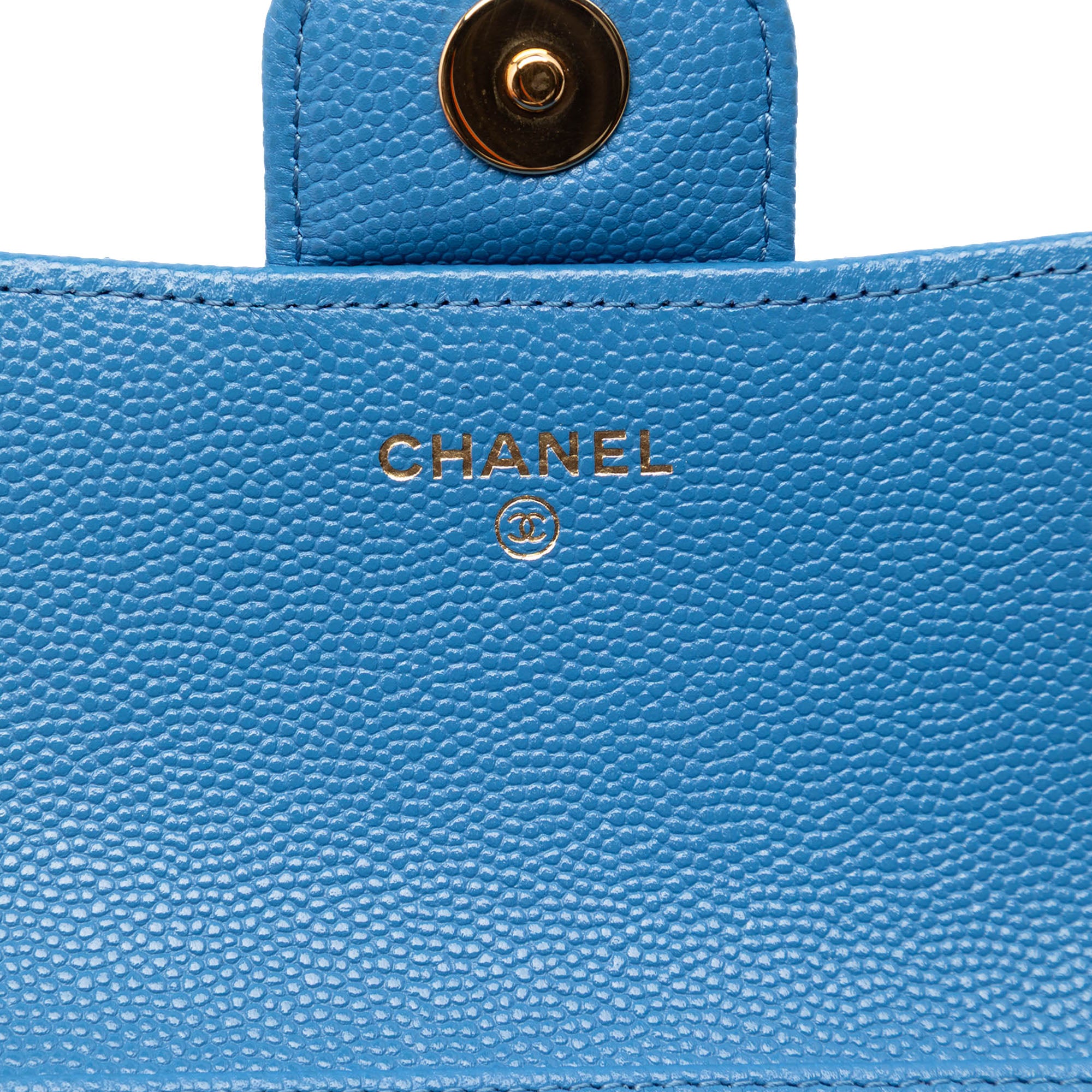 Chanel CC Quilted Caviar Sunglasses Case with Chain - image 5