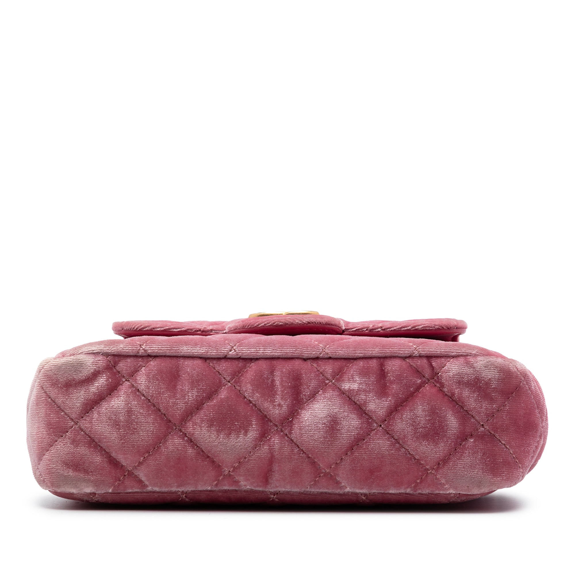 Chanel Small Quilted Velvet Wavy CC Hobo - image 3