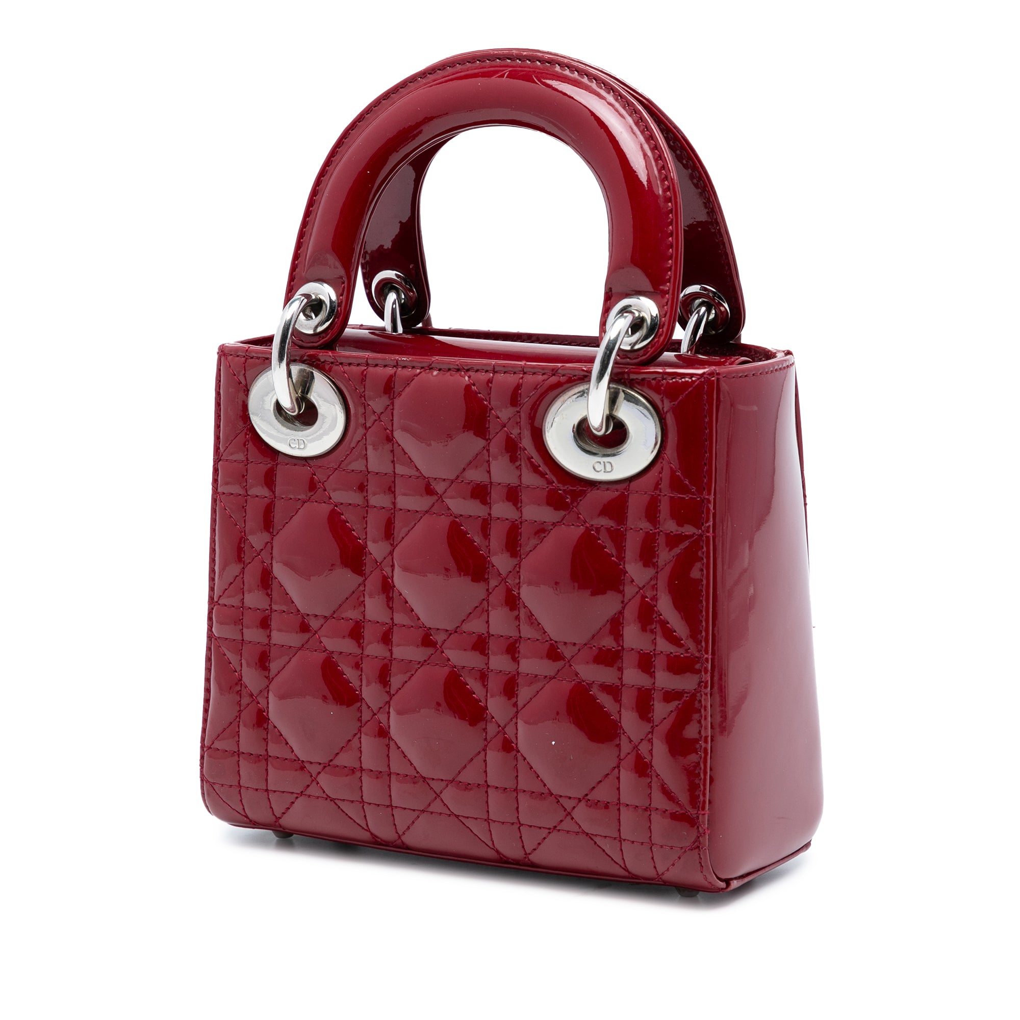 Dior Mini Patent Cannage Lady Dior - image 2