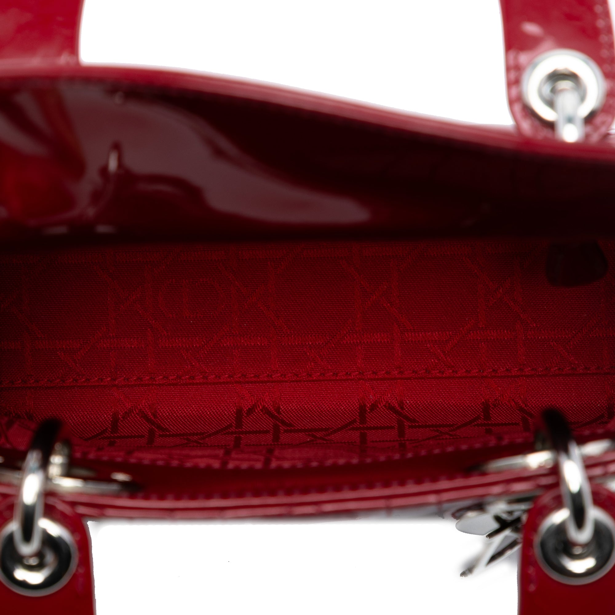 Dior Mini Patent Cannage Lady Dior - image 4