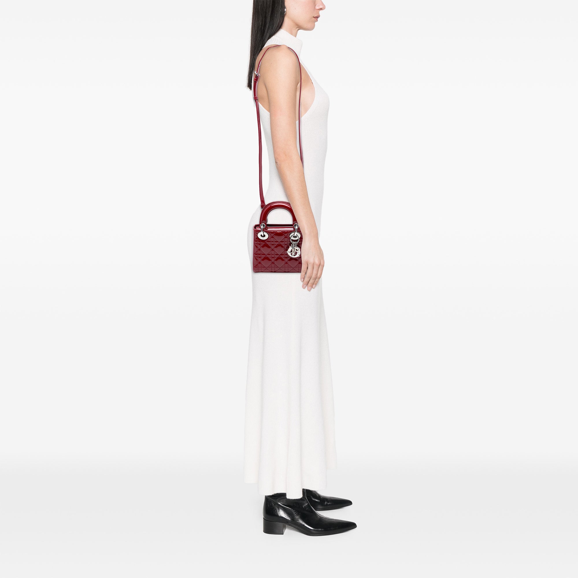 Dior Mini Patent Cannage Lady Dior - image 7