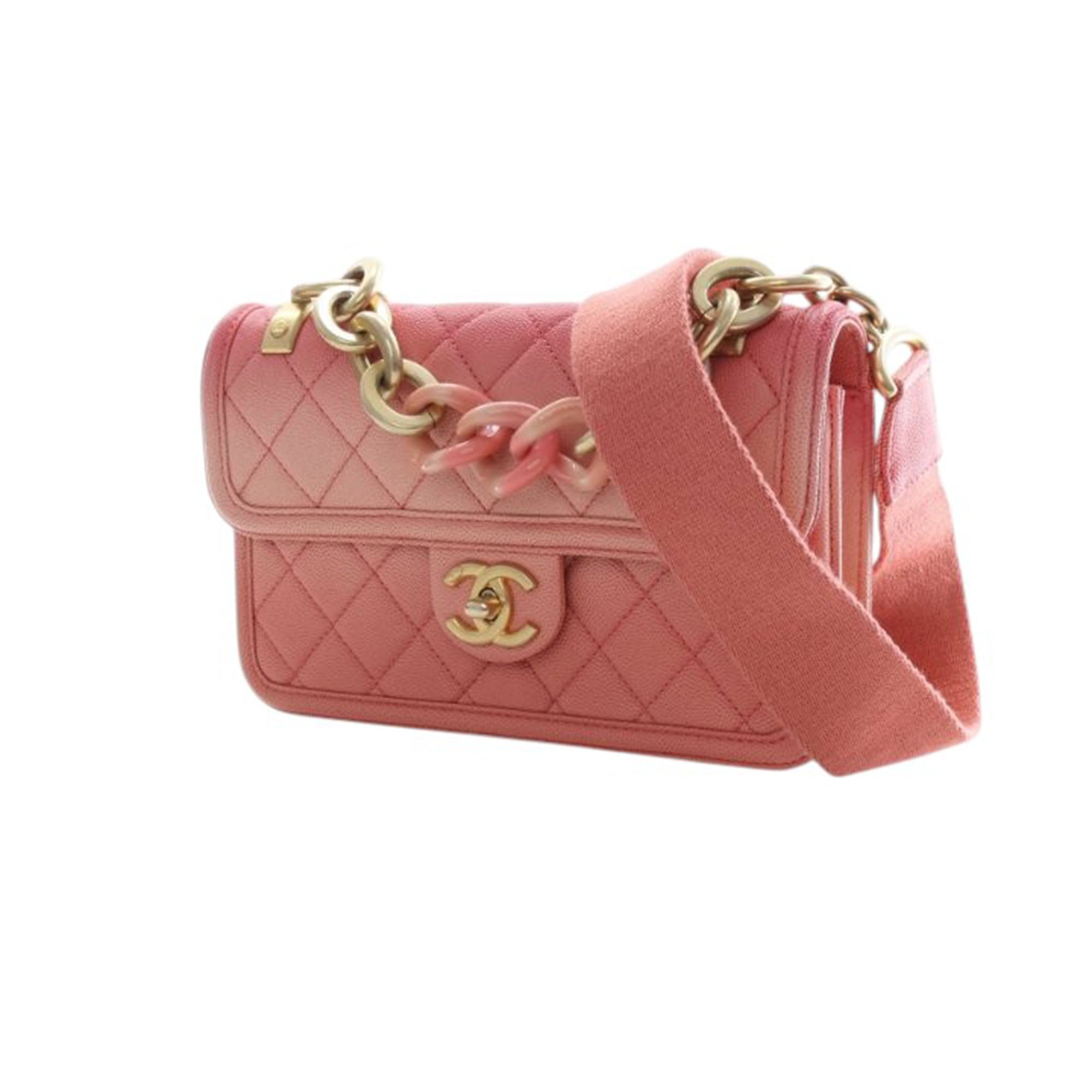 Chanel Small Quilted Caviar Sunset On The Sea Flap - image 5