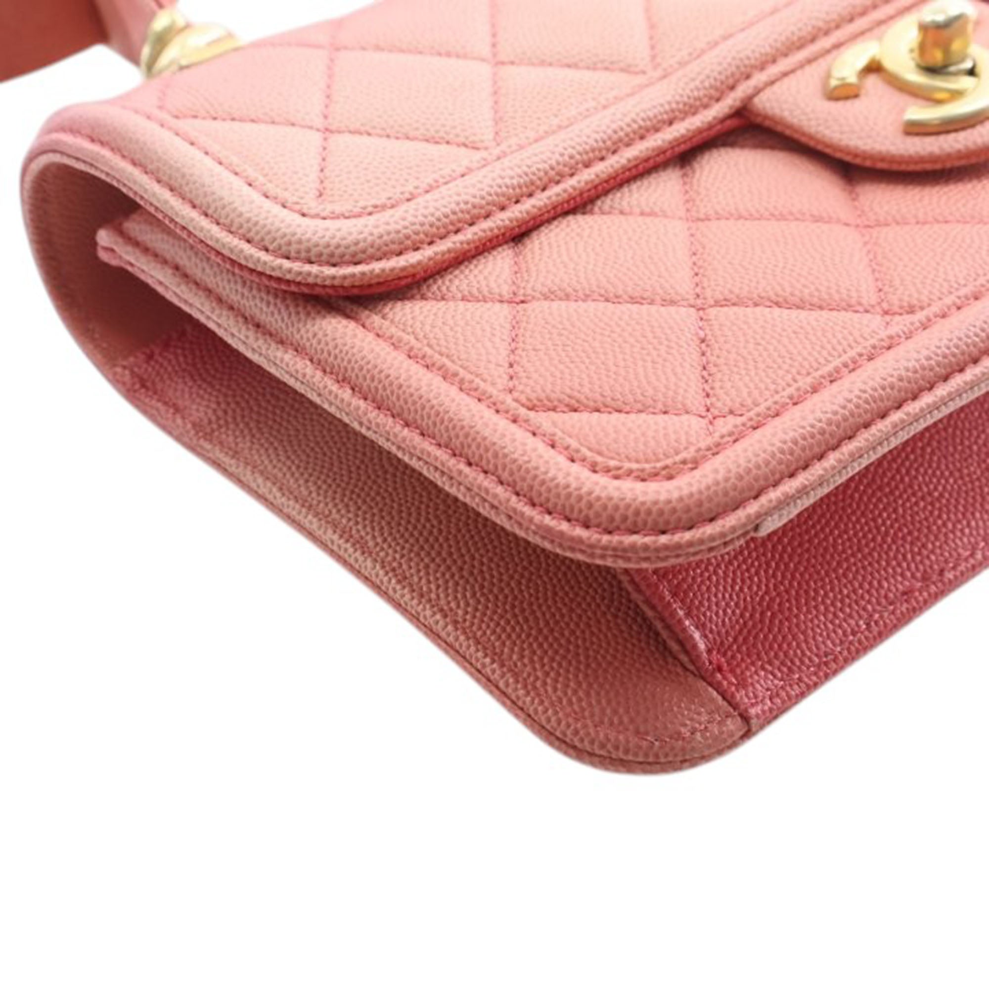 Chanel Small Quilted Caviar Sunset On The Sea Flap - image 6