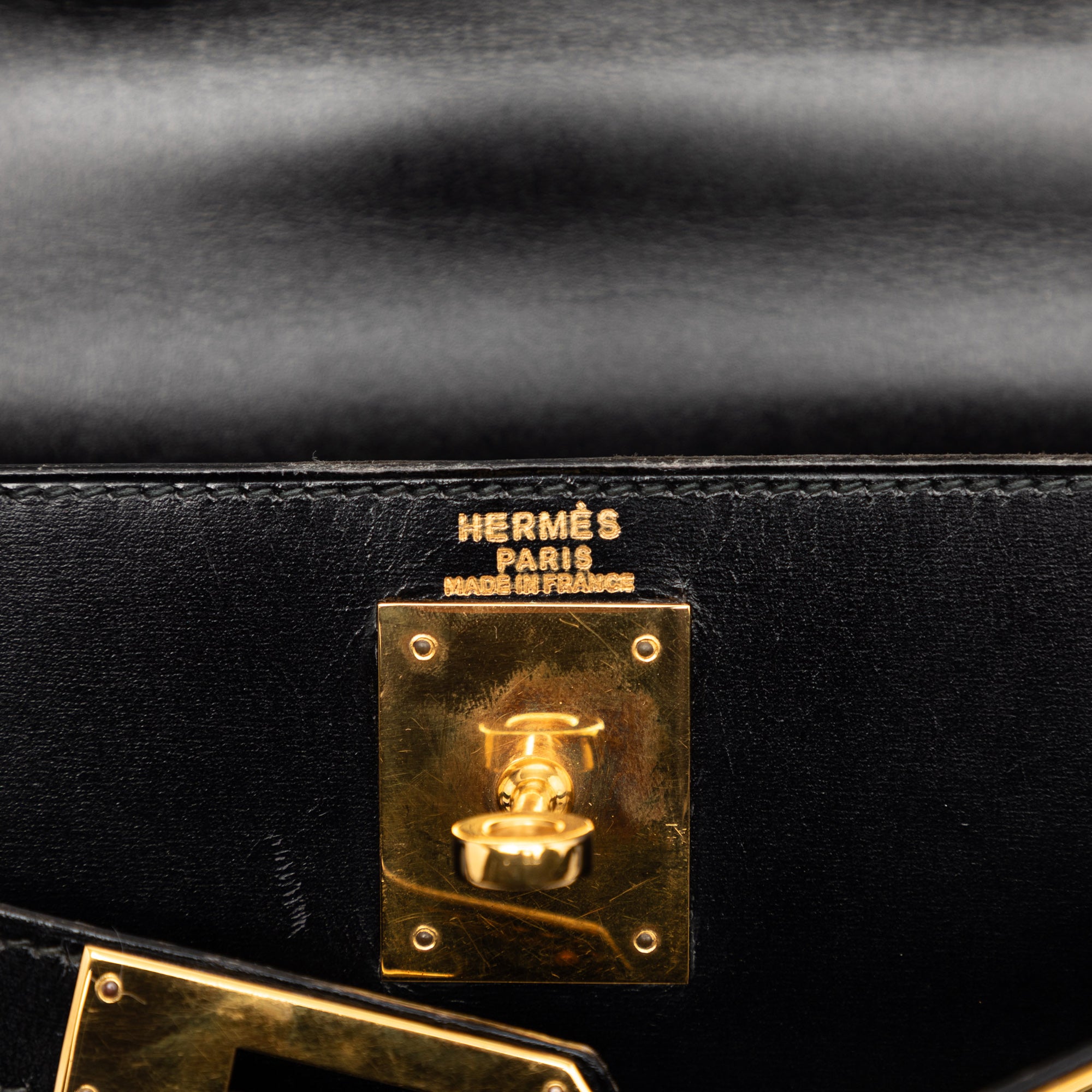 Hermès Box Calf Kelly Sellier 28 - image 5