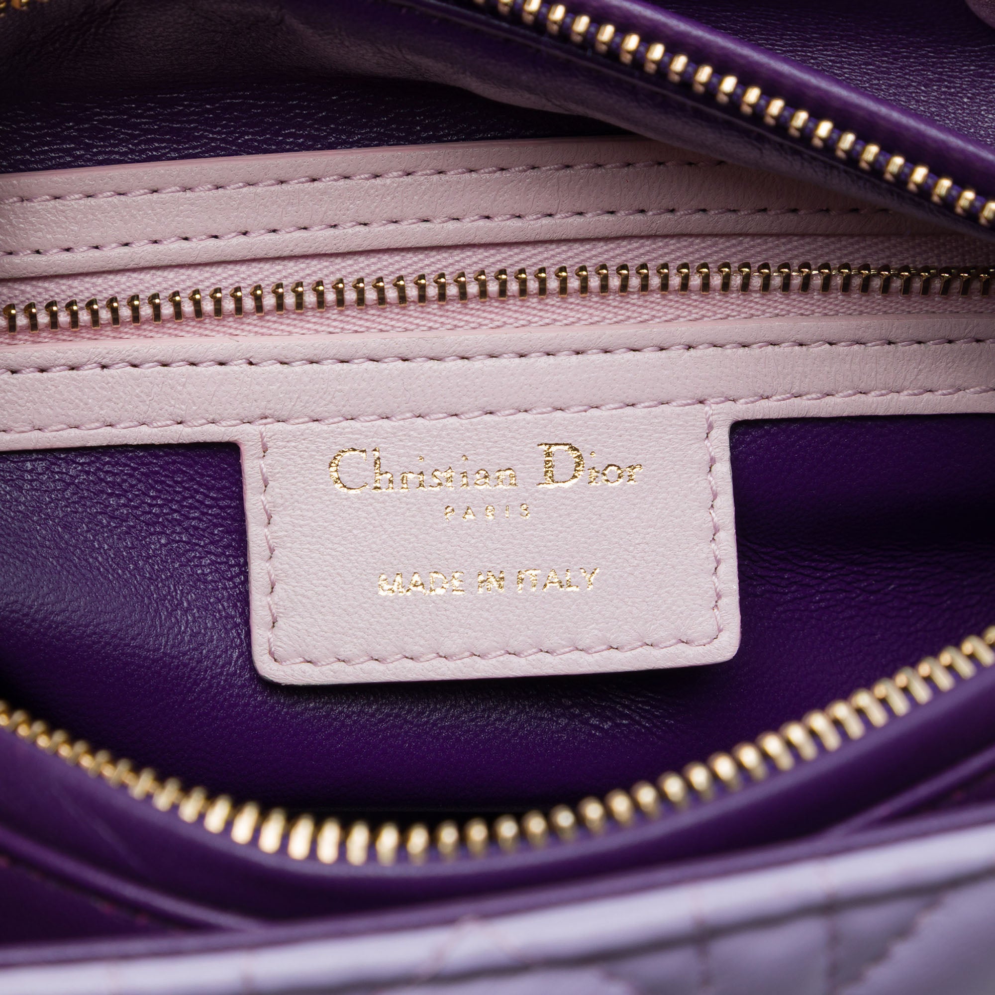 Dior Medium Tricolor Lambskin Cannage Lady Dior - image 5