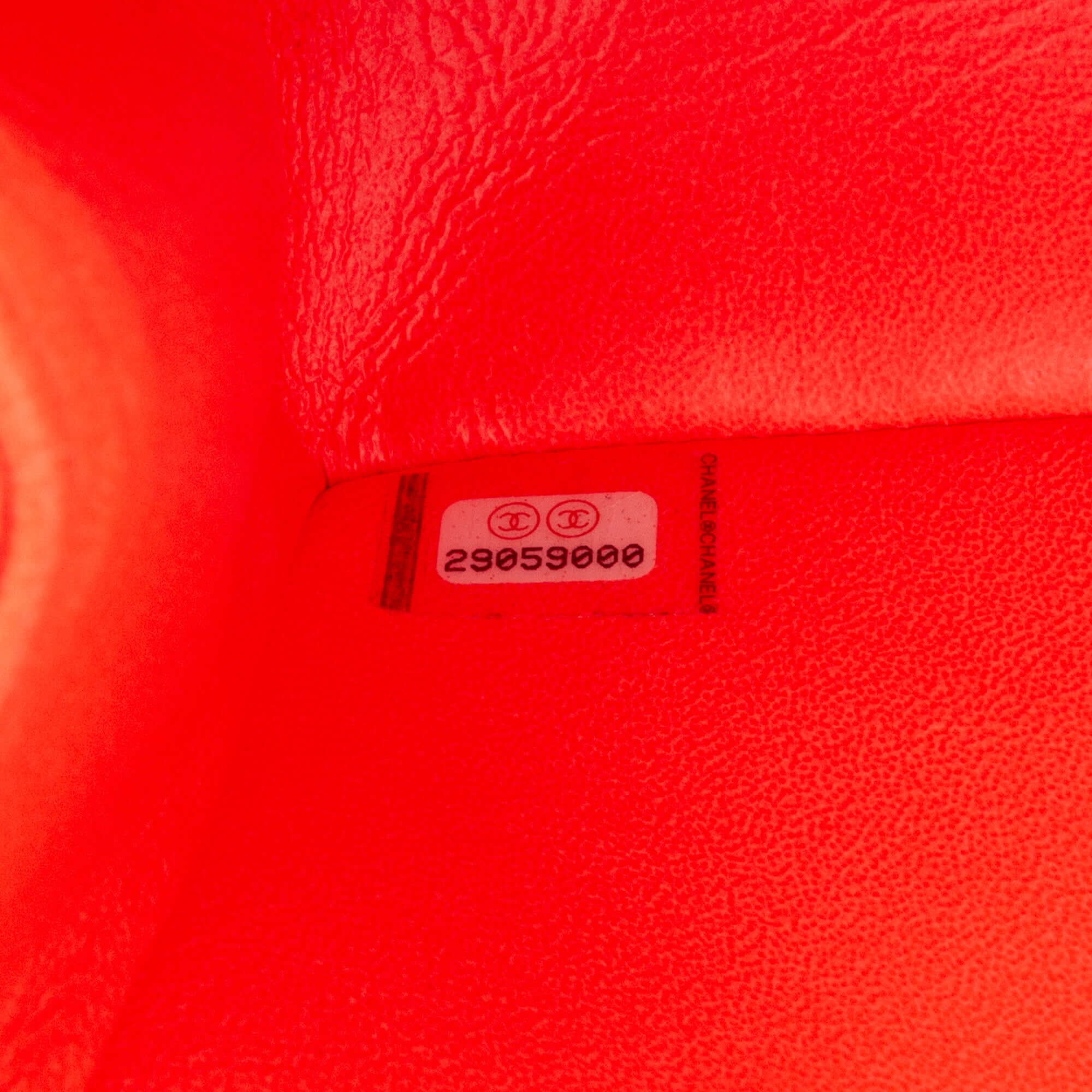 Chanel Mini Flap Orange Quilted Goatskin with Silver Hardware – 2019