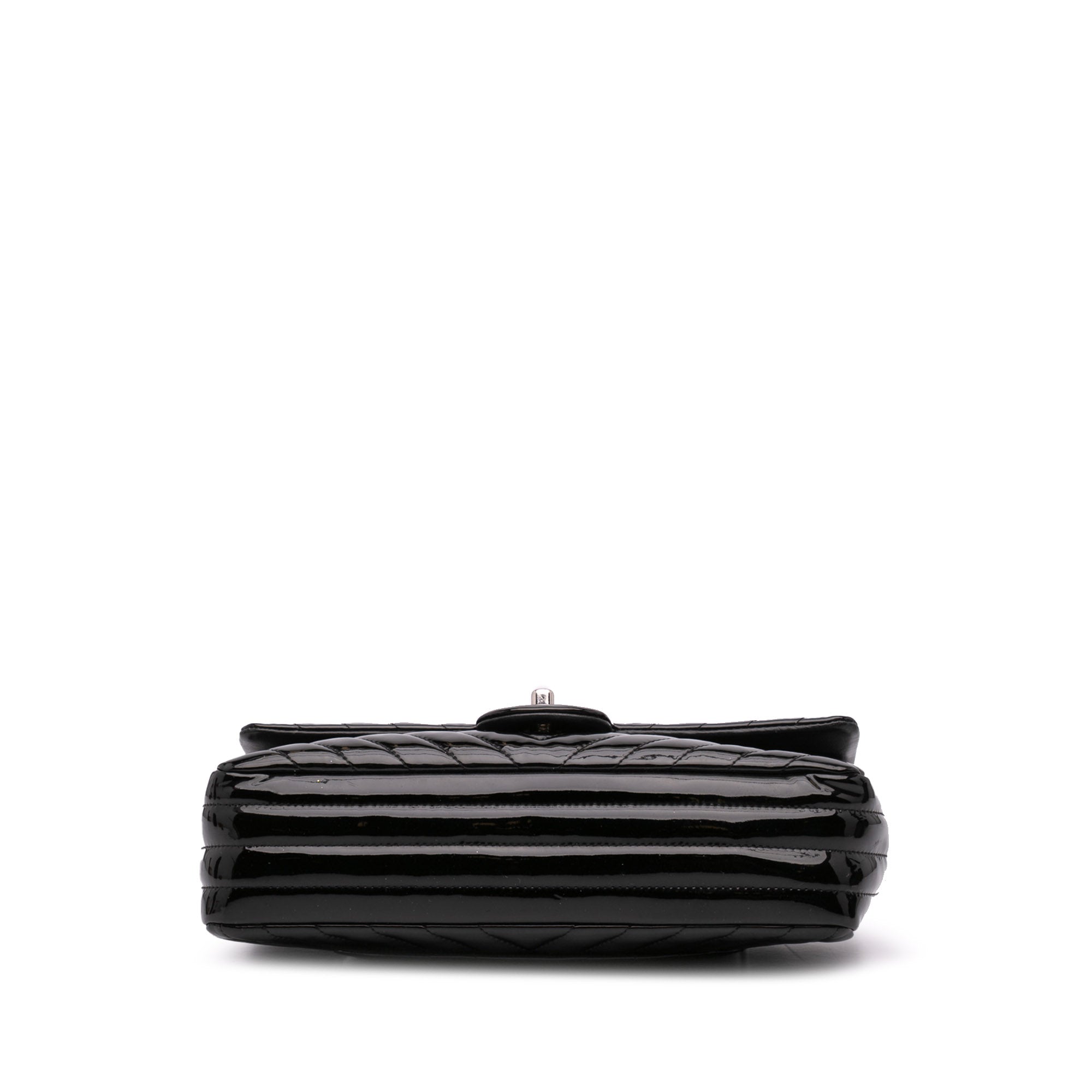 Chanel Medium Classic Chevron Patent Double Flap - image 3