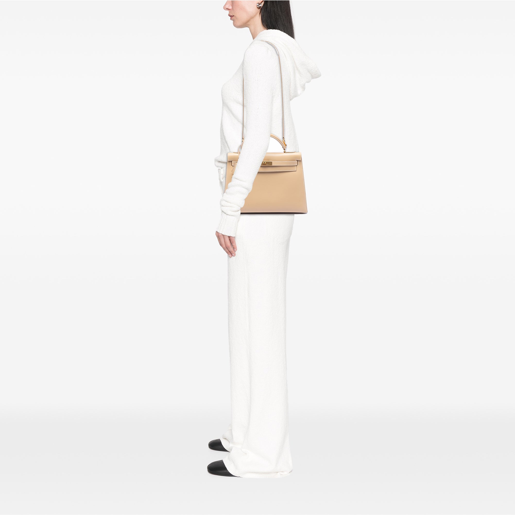 Hermès Box Calf Kelly Sellier 32 - image 7