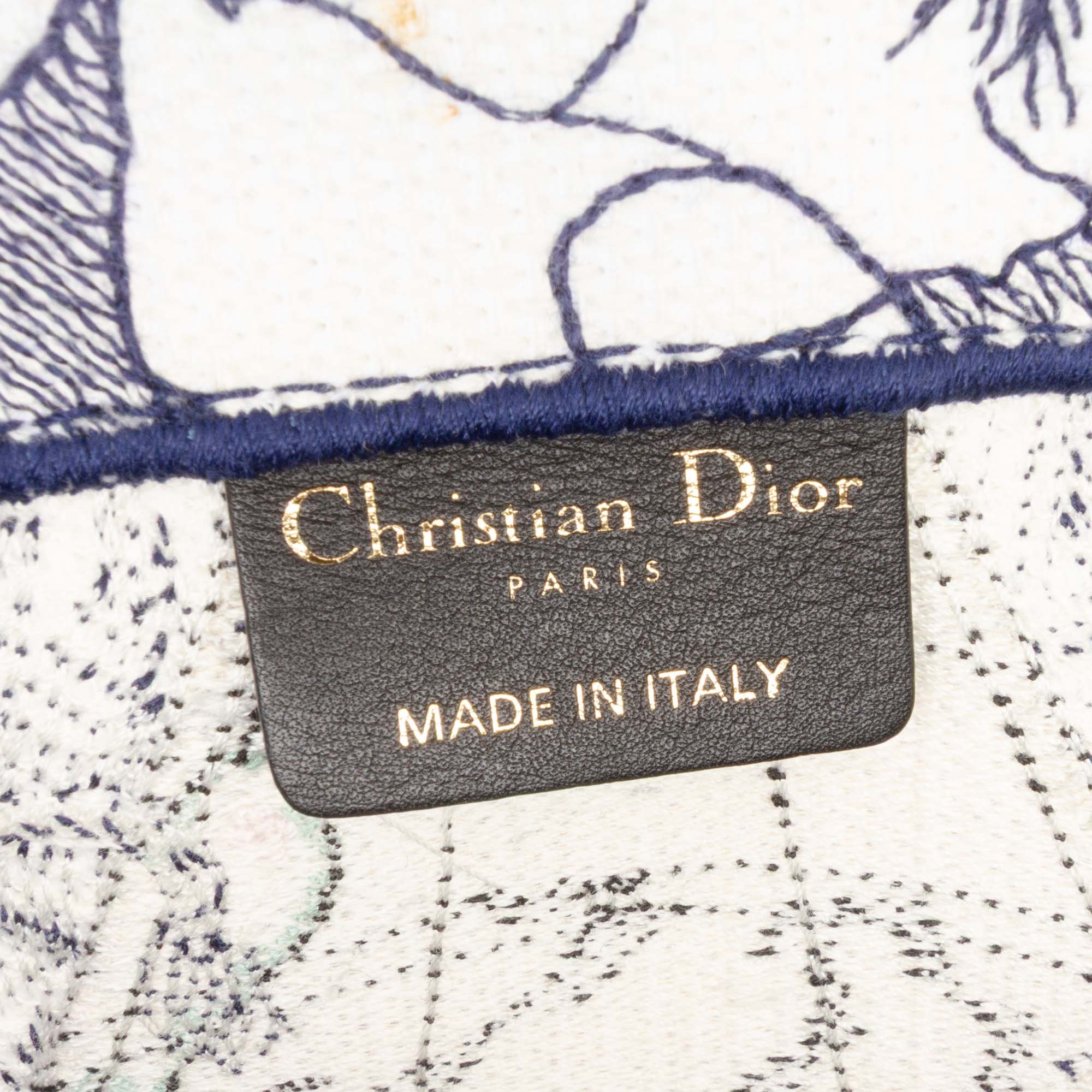 Dior Large Canvas Embroidered Around The World Book Tote - image 5