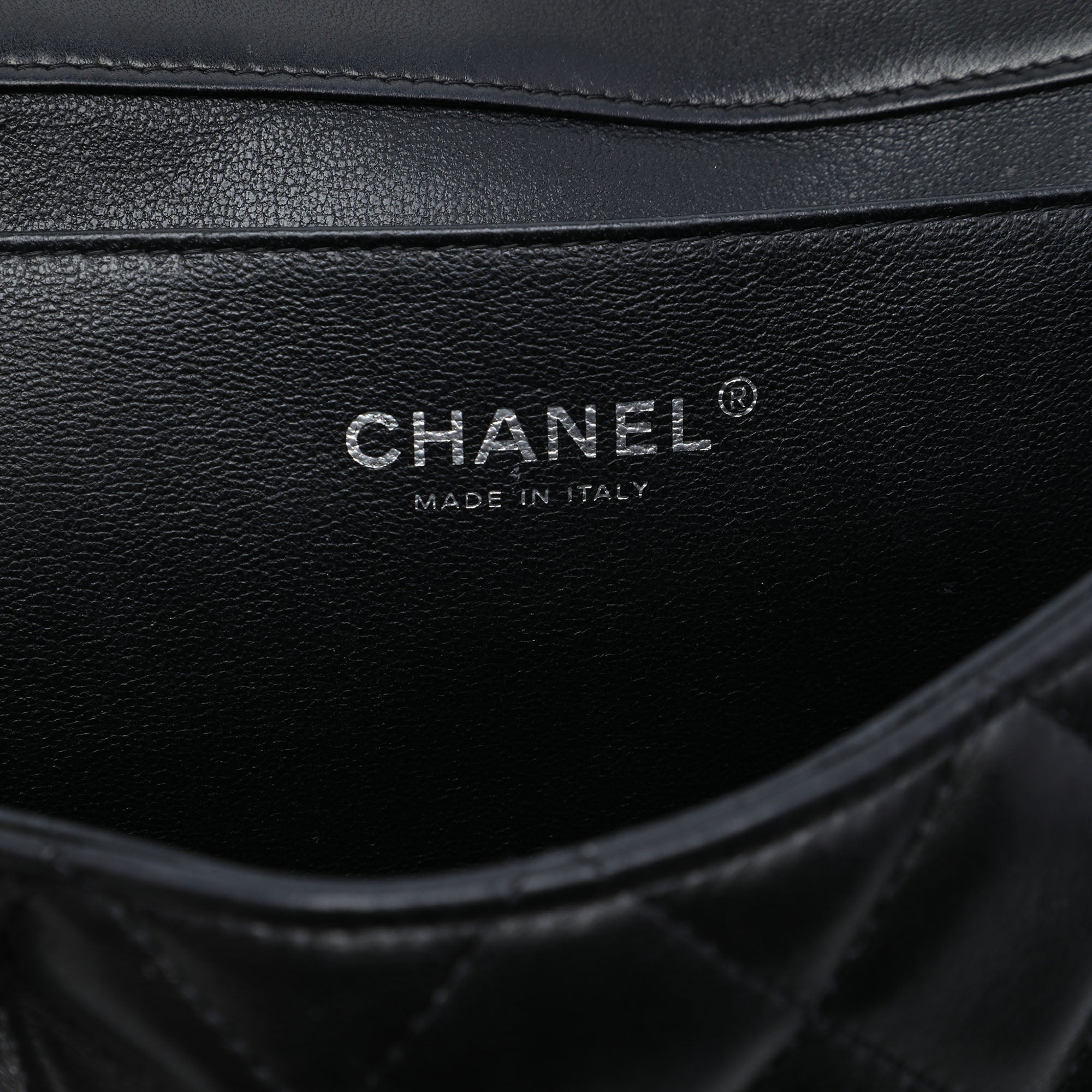 Chanel CC Quilted Lambskin Flap Clutch with Chain - image 5