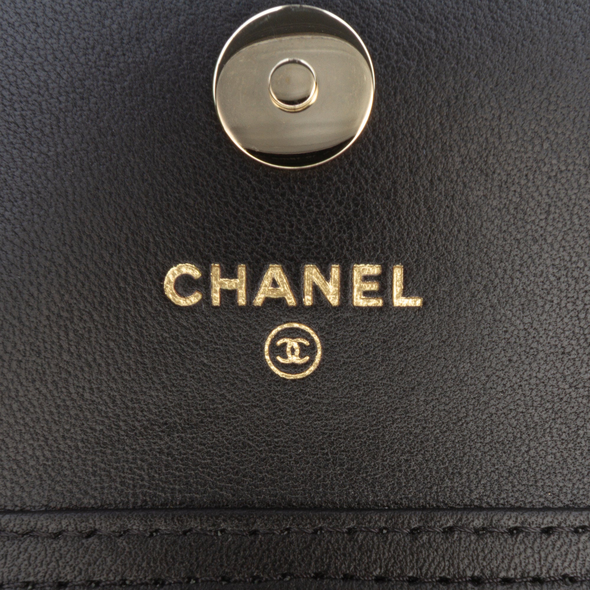 Chanel CC Quilted Lambskin Strass Clutch With Chain - image 5