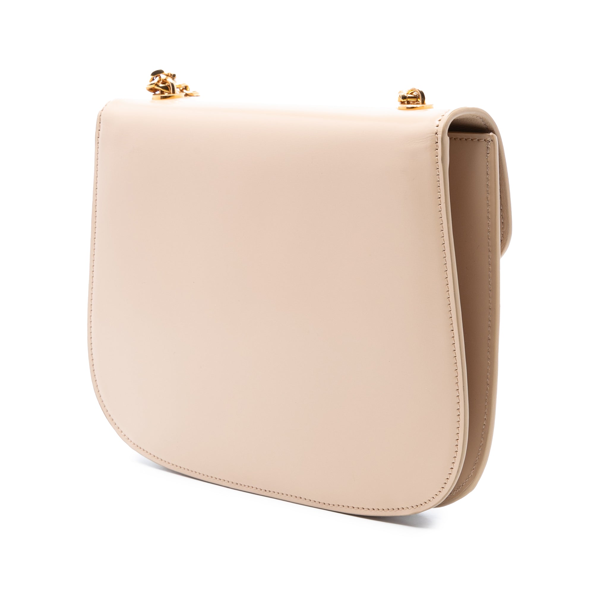 Celine Teen Shiny Calfskin Triomphe Besace Clea Chain Crossbody - image 2