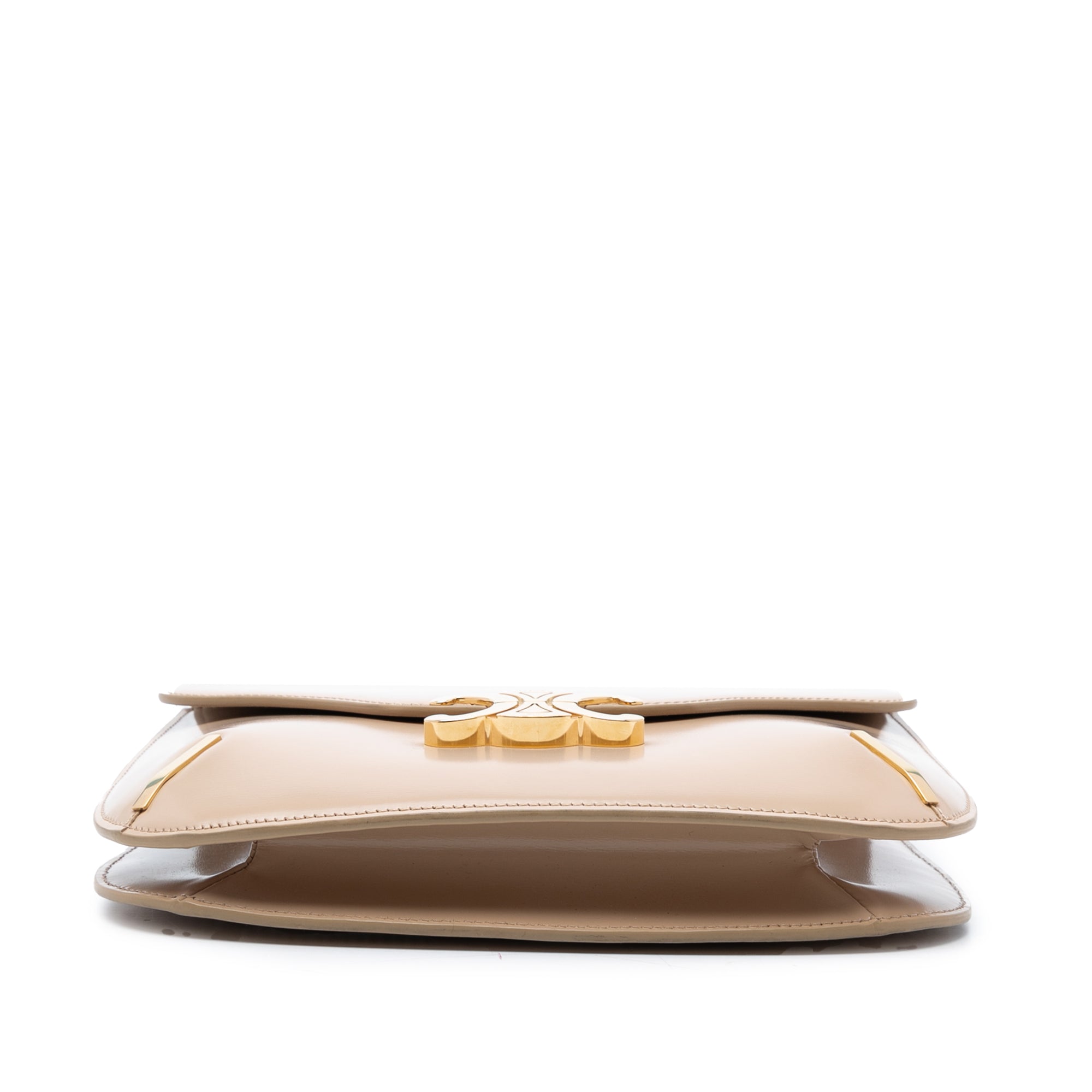 Celine Teen Shiny Calfskin Triomphe Besace Clea Chain Crossbody - image 3