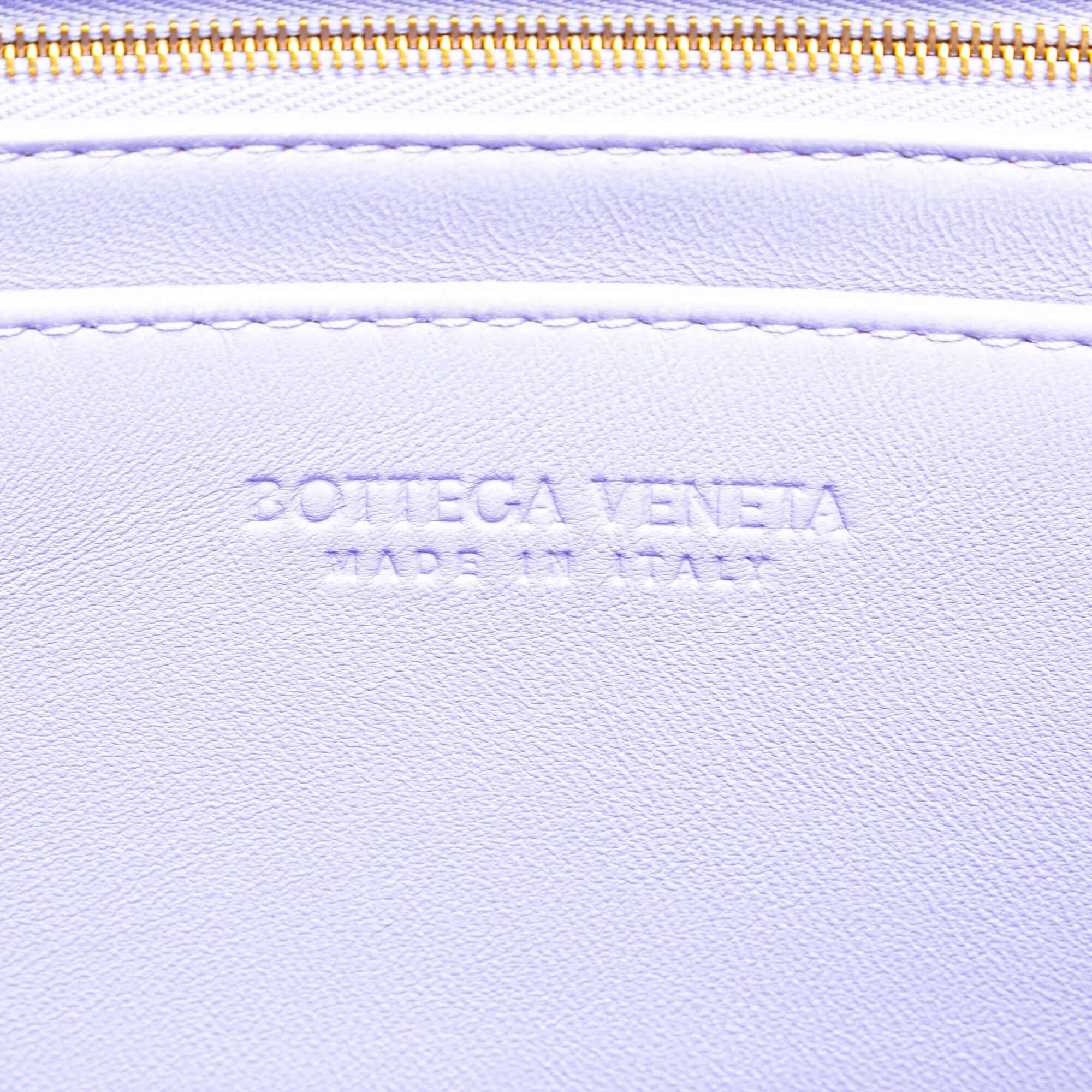 Bottega Veneta Andiamo Purple Intrecciato