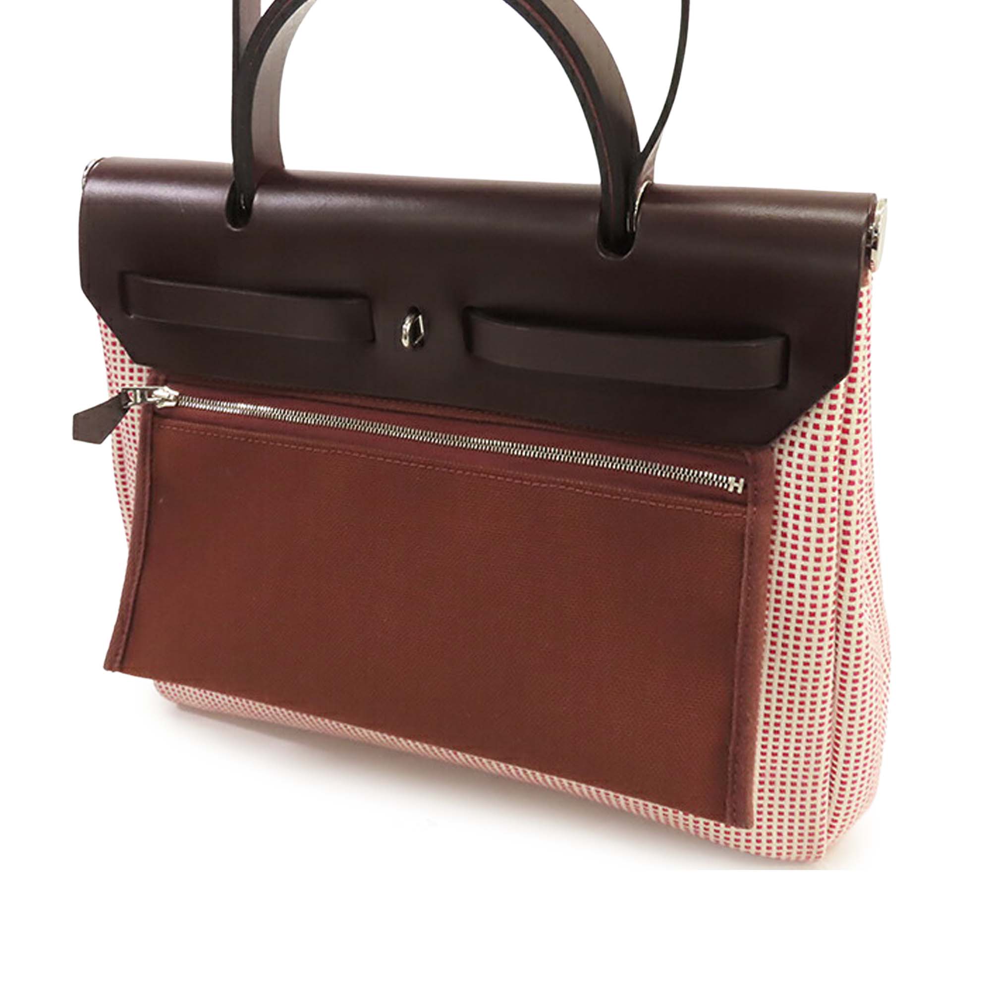 Hermès Toile Criss Viking Vache Hunter Herbag Zip 31 - image 2
