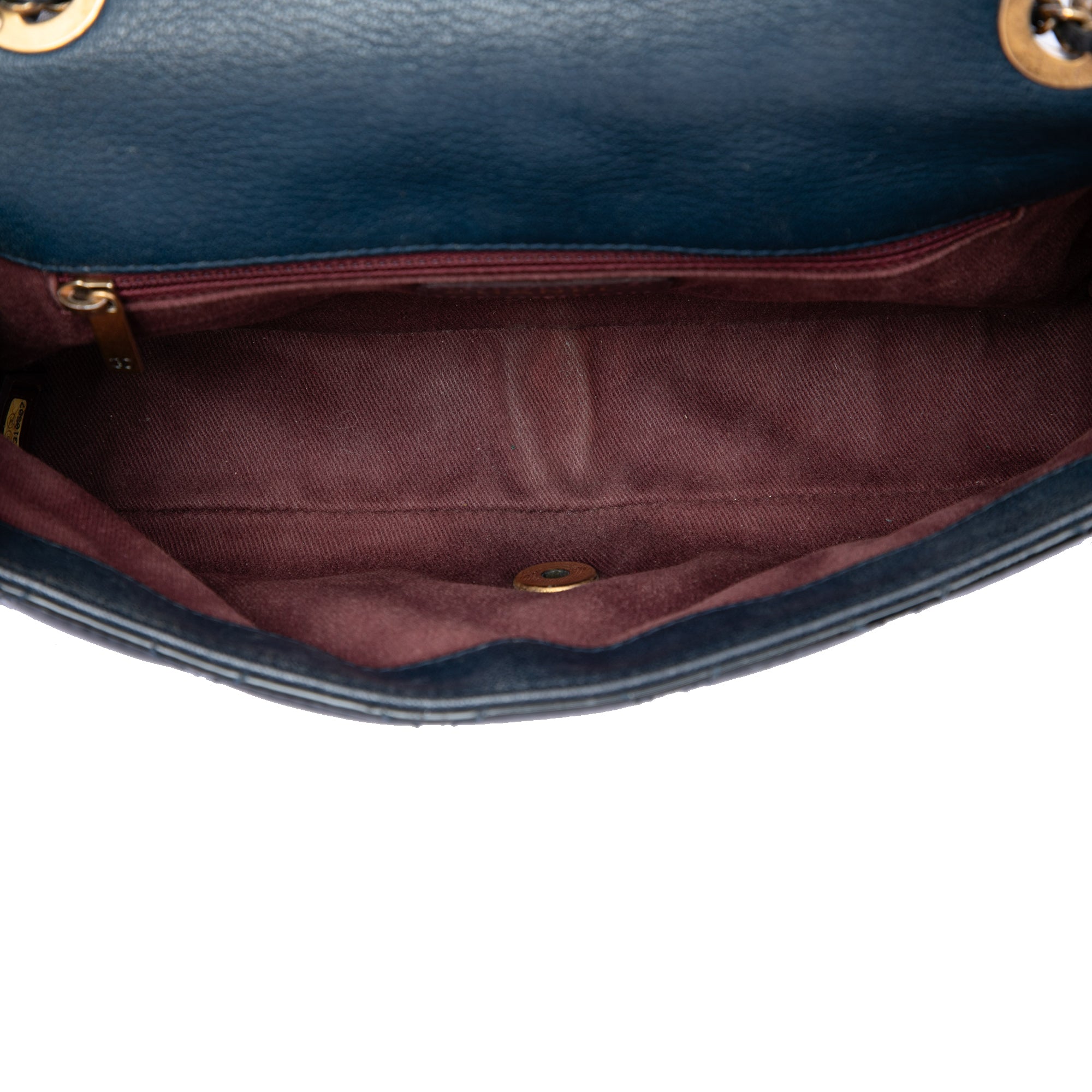 Chanel Paris Salzburg Medium Patent and Goatskin CC Eyelet Flap - image 4