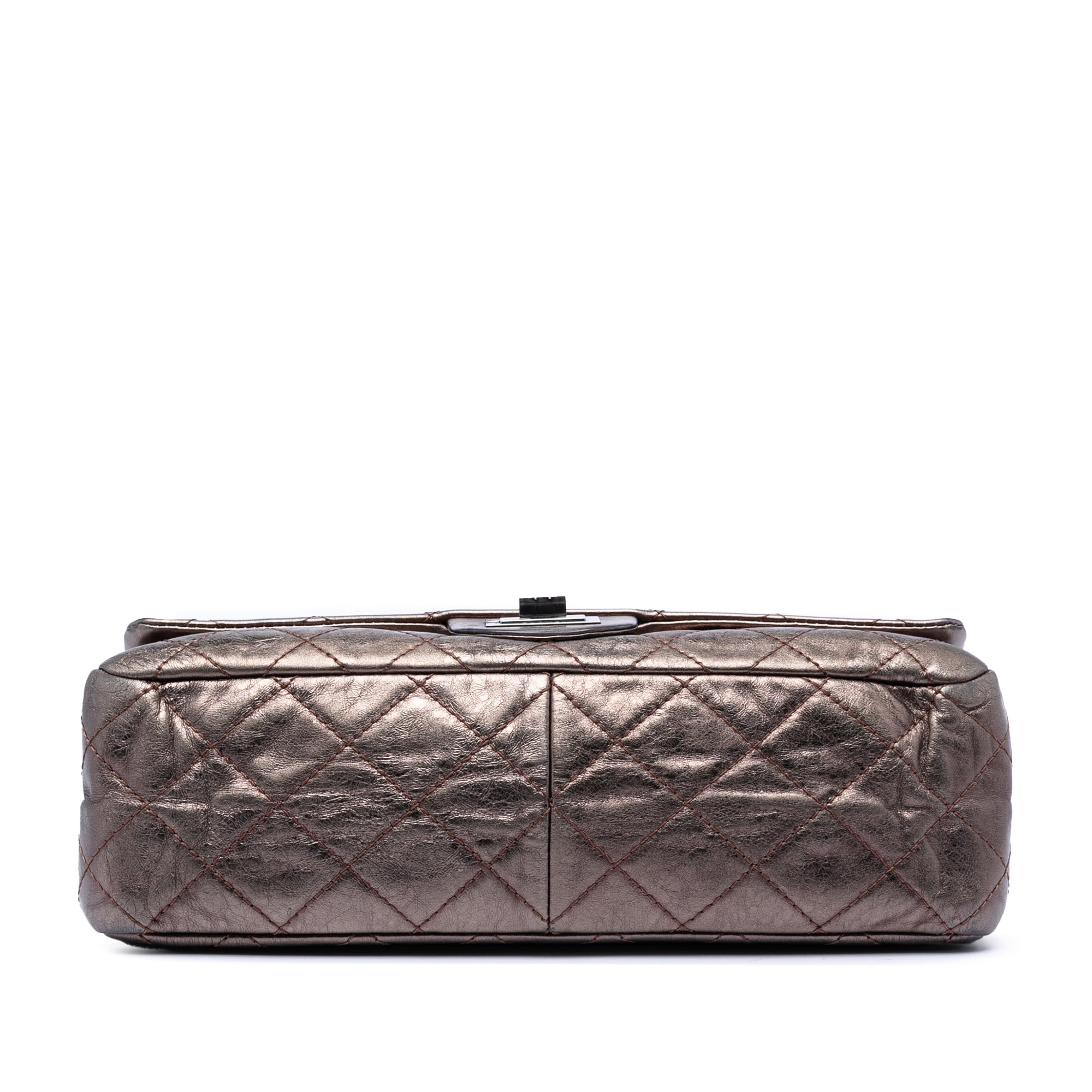 Chanel Metallic Aged Calfskin Reissue 2.55 Double Flap 227 - image 3