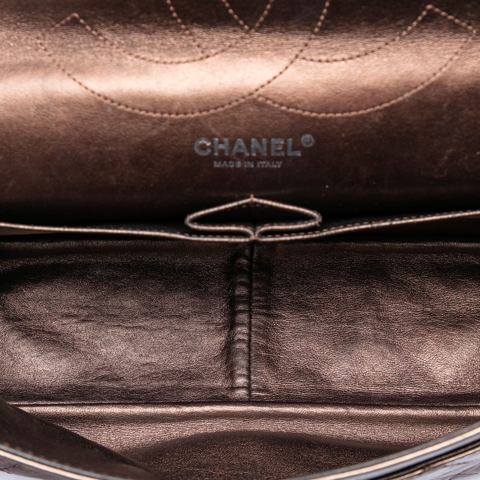 Chanel Metallic Aged Calfskin Reissue 2.55 Double Flap 227 - image 4