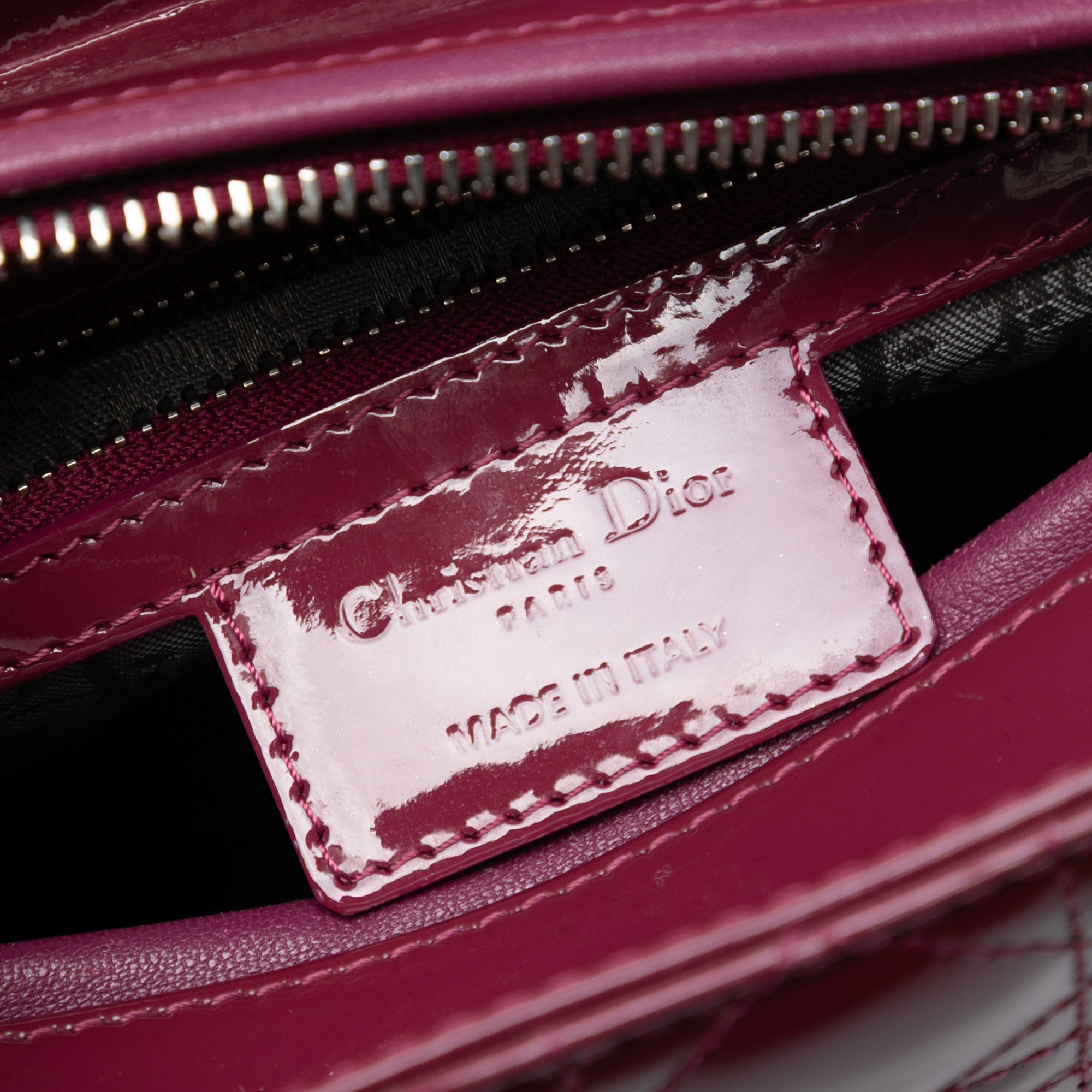 Dior Medium Patent Cannage Lady Dior - image 5