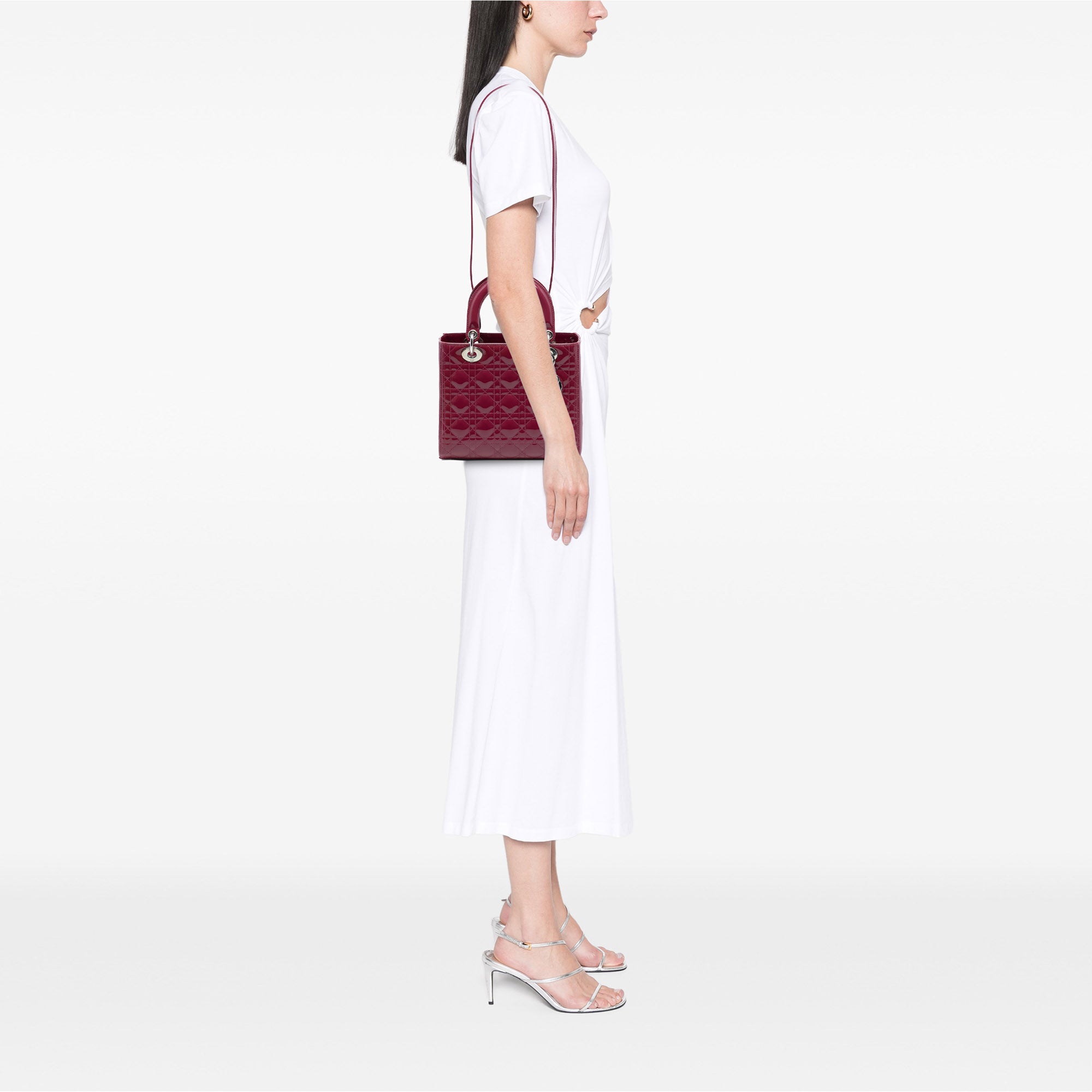 Dior Medium Patent Cannage Lady Dior - image 7