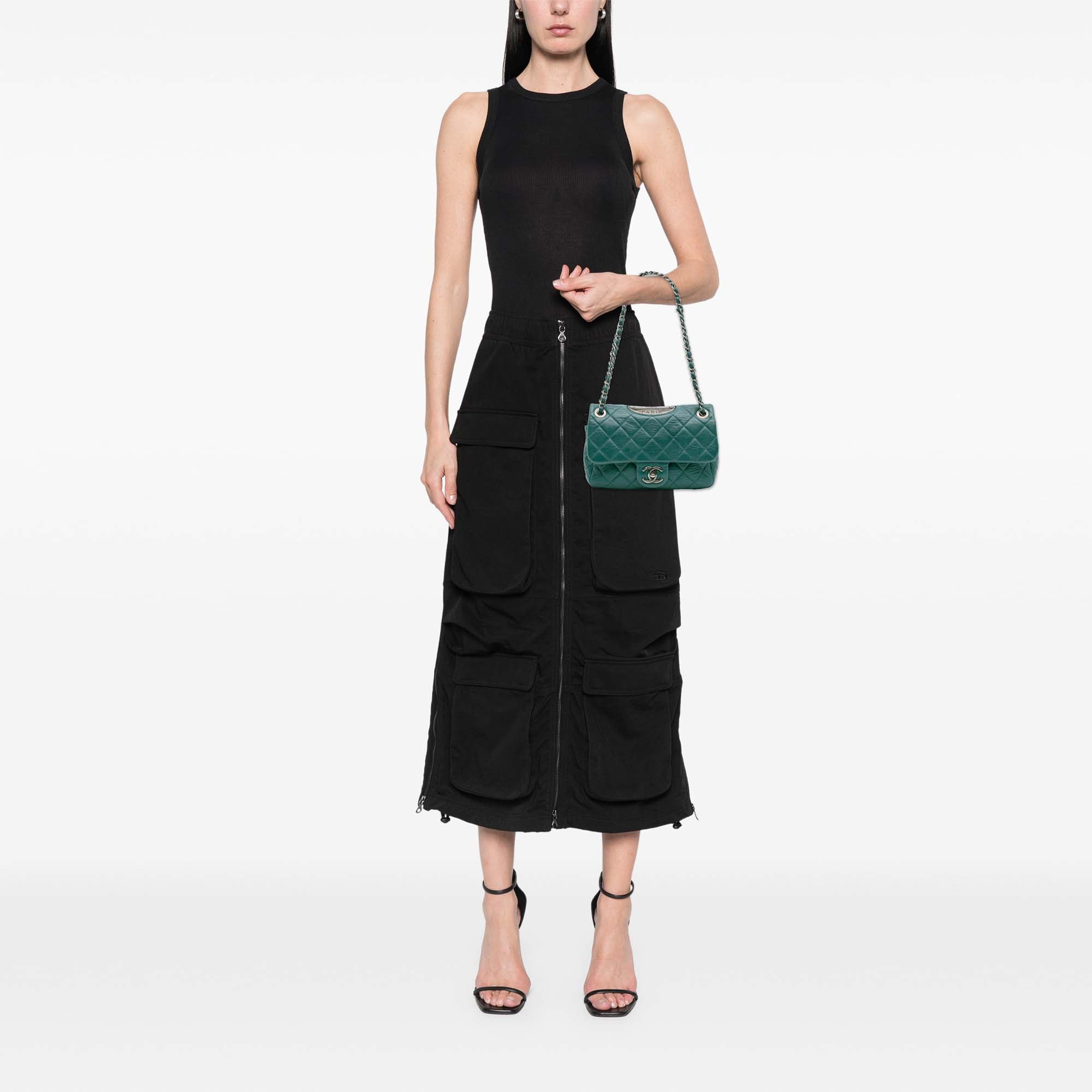 Chanel Paris Dallas CC Quilted Calfskin Double Flap - image 13