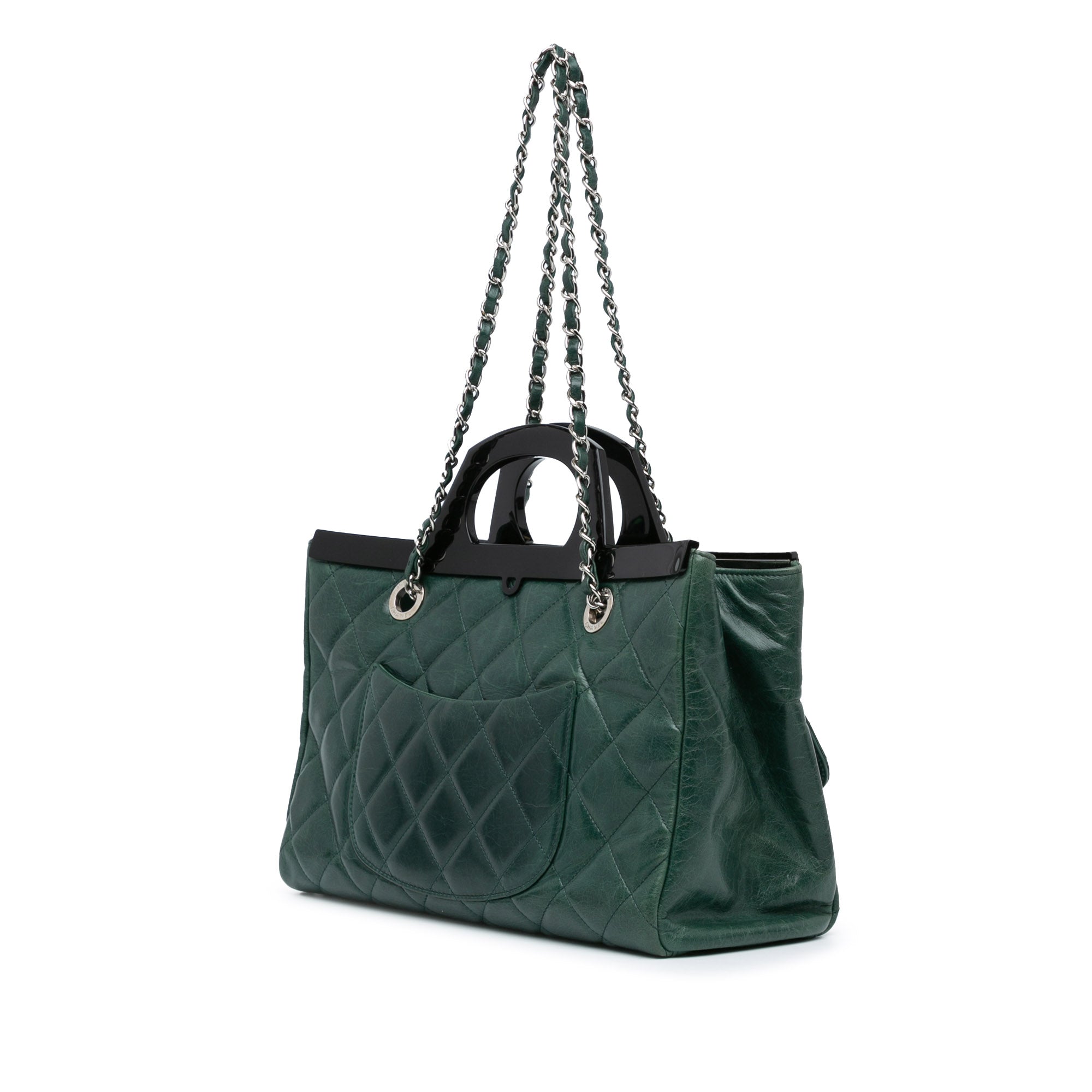 Chanel Small Glazed Calfskin CC Delivery Tote - image 2