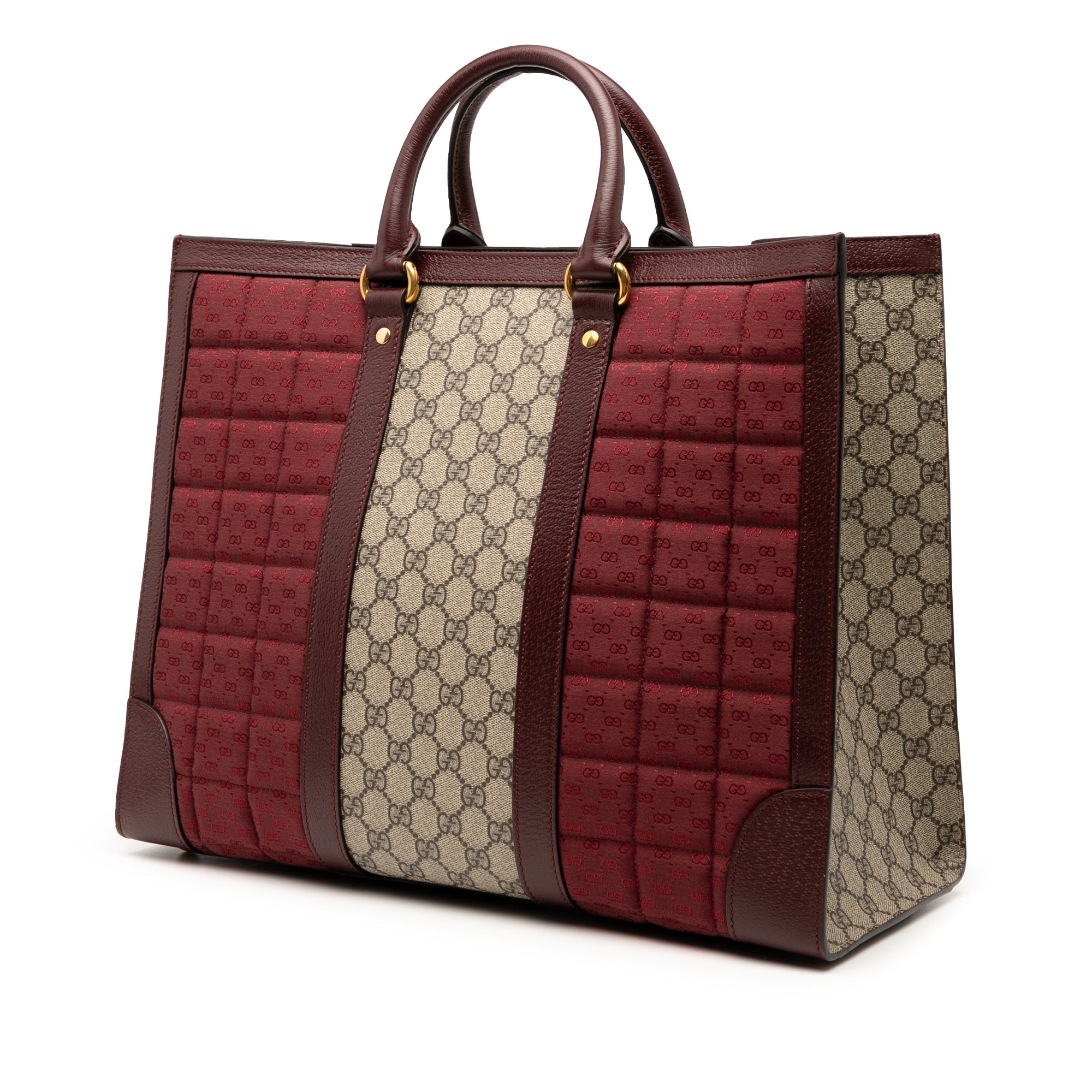 Gucci Large GG Supreme and Quilted Mini GG Canvas Ophidia Convertible Tote - image 2