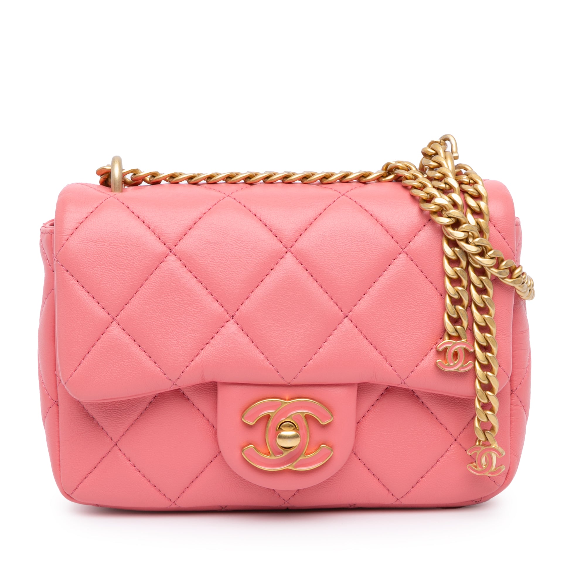 Chanel Mini Lambskin Pending CC Flap - image 1