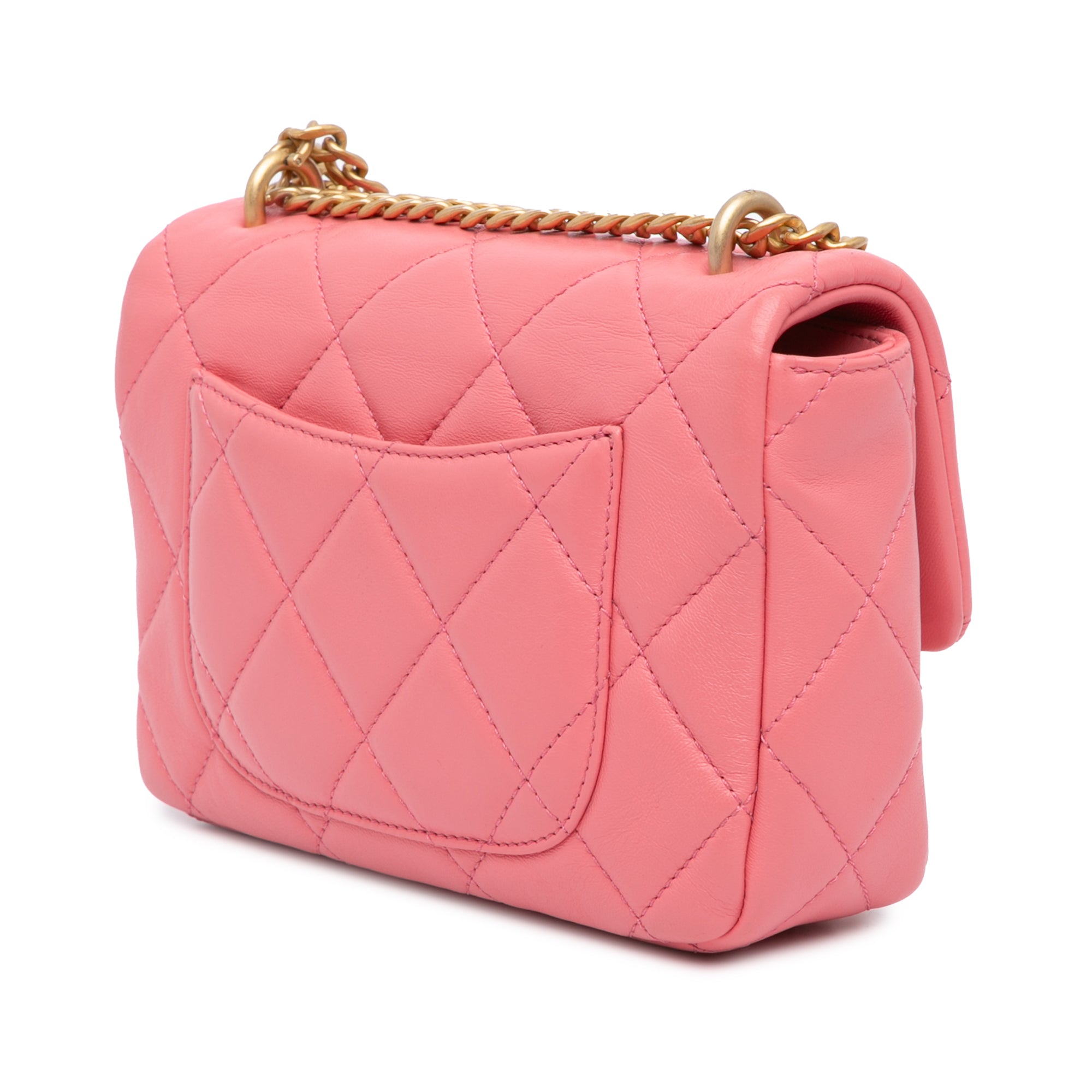 Chanel Mini Lambskin Pending CC Flap - image 2