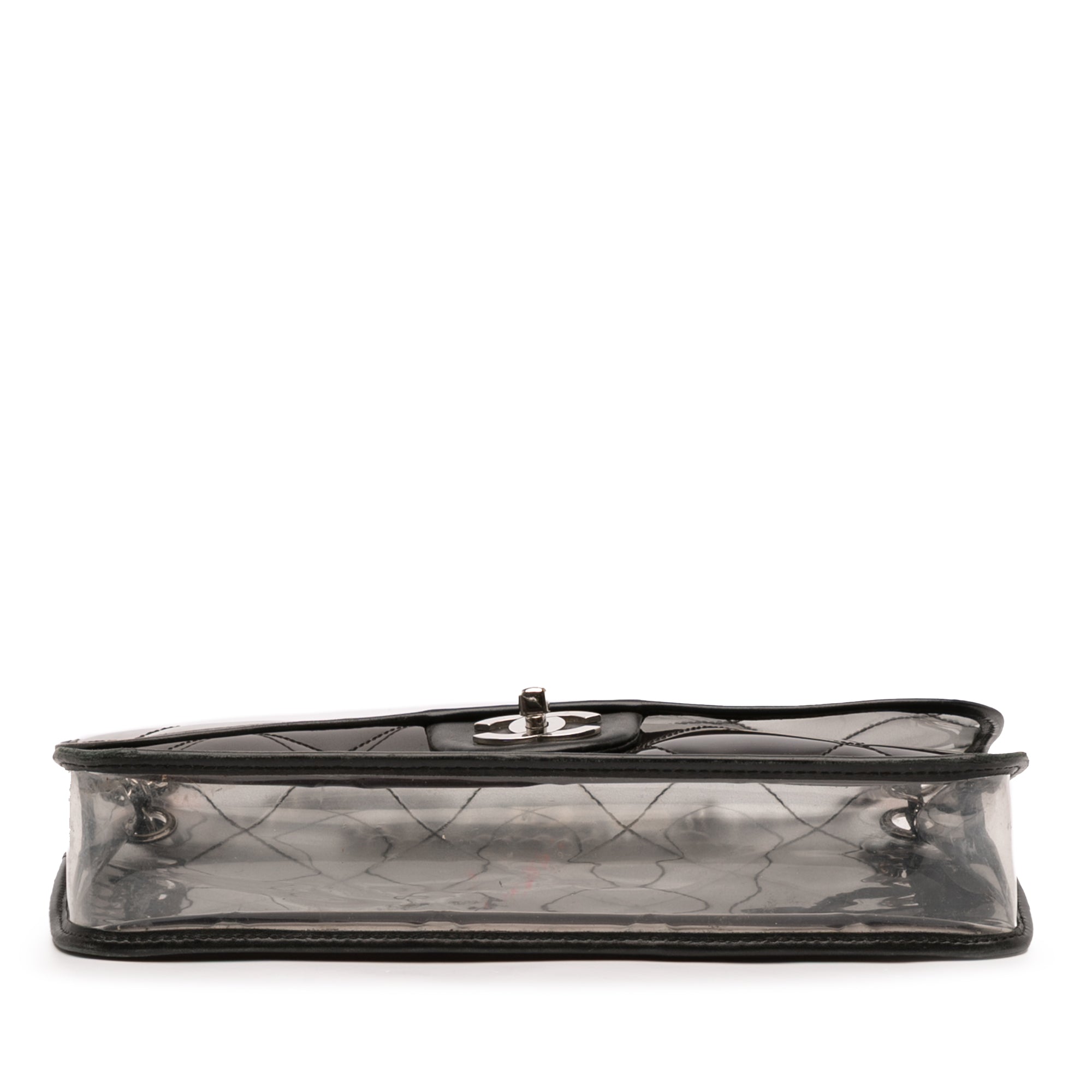 Chanel Stitched PVC and Calfskin Naked Flap - image 3