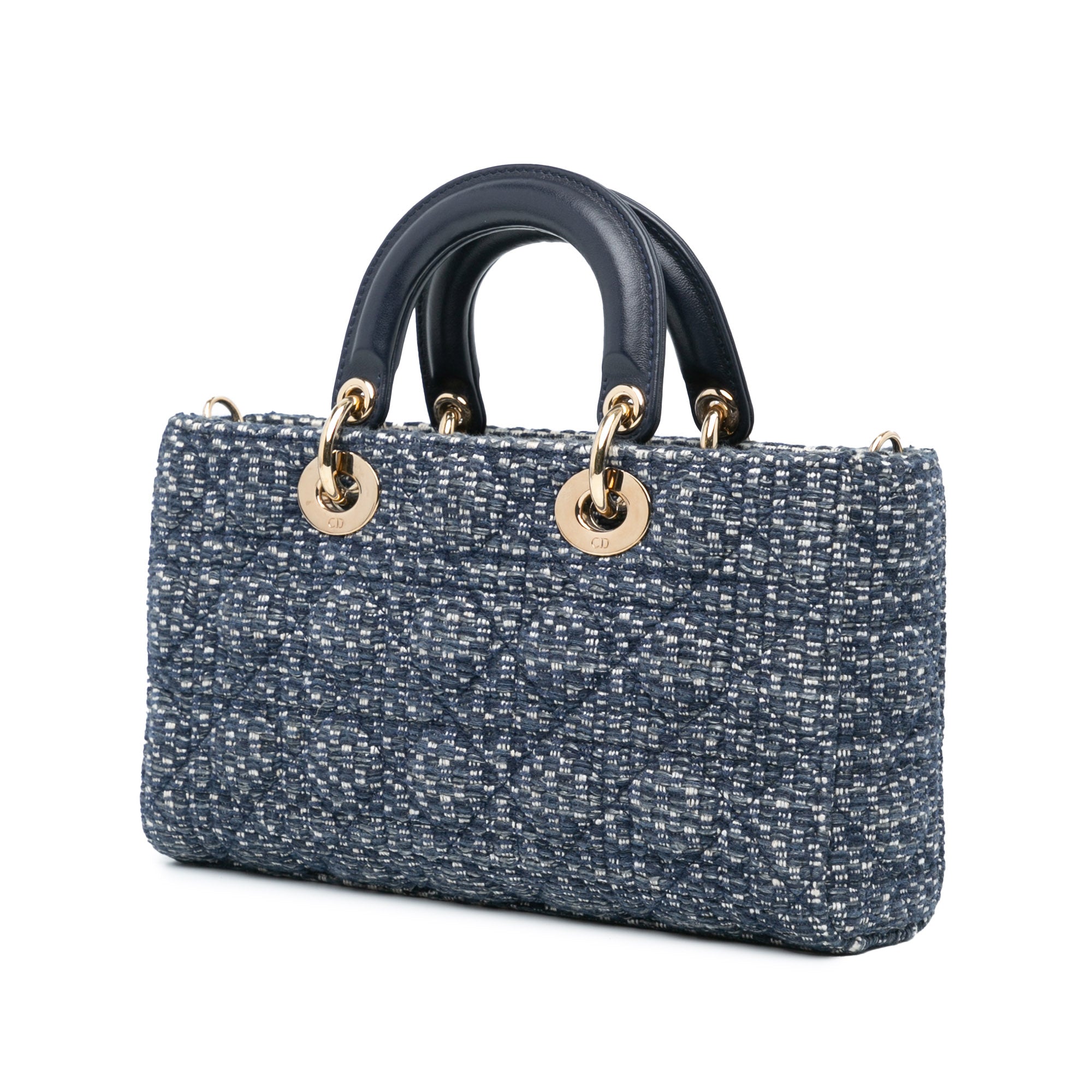 Dior Medium Tweed Cannage Lady D Joy - image 2