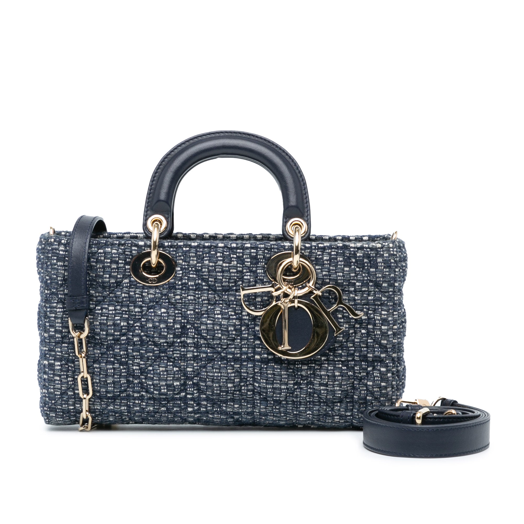 Dior Medium Tweed Cannage Lady D Joy - image 7