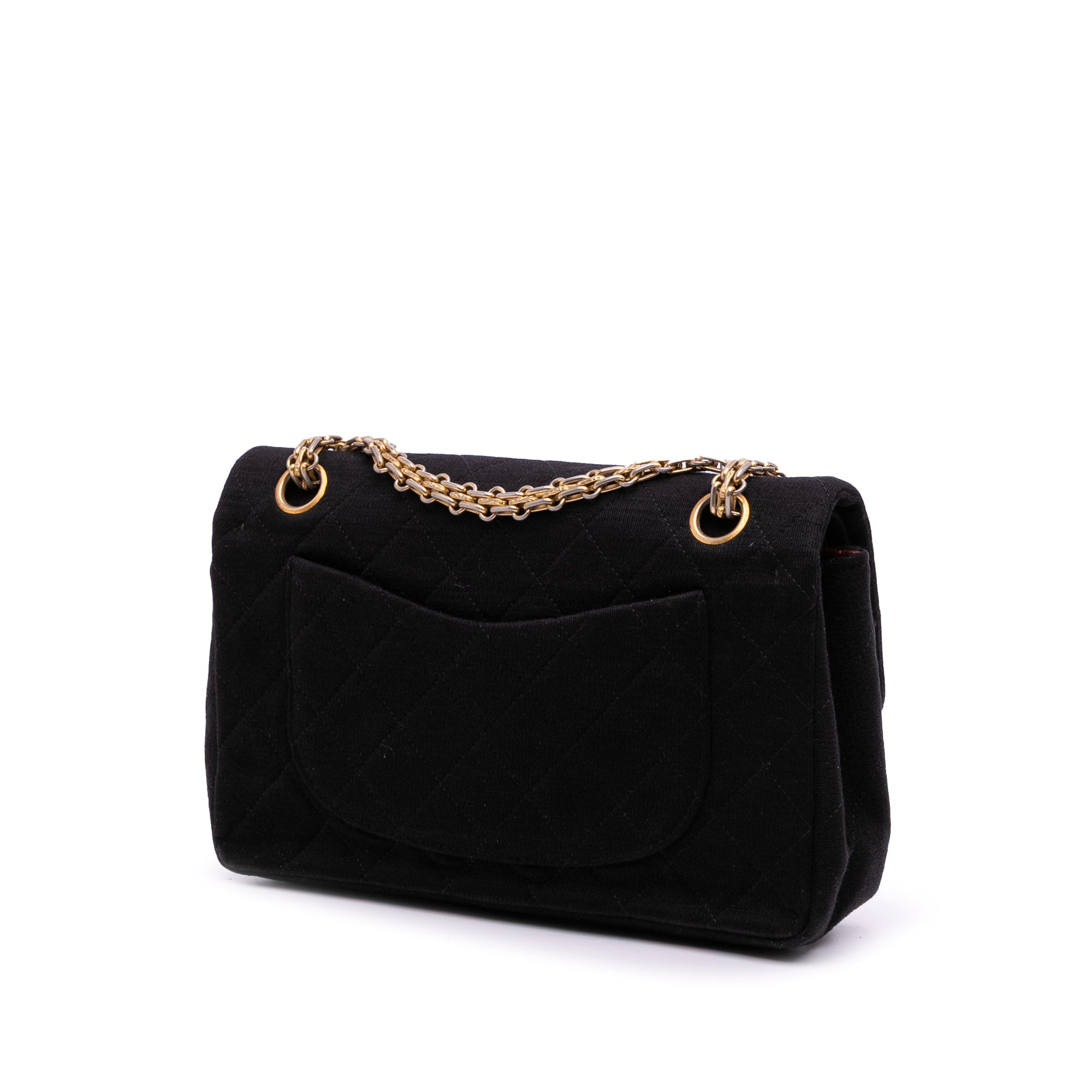 Chanel Small Classic Jersey Double Flap - image 2