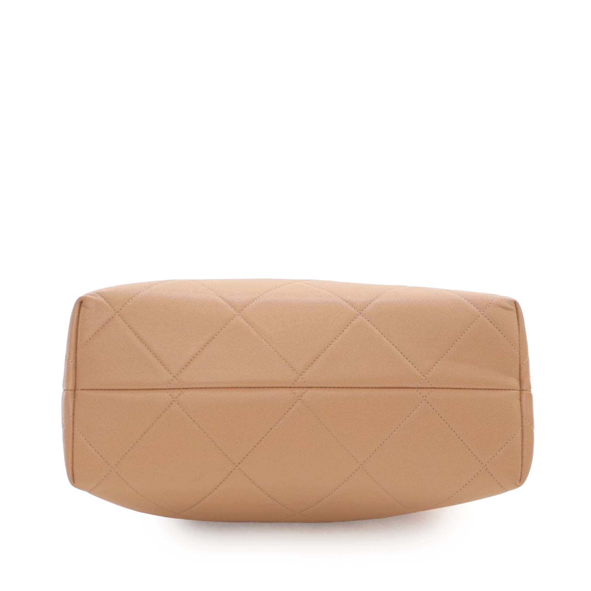 Chanel Quilted Caviar A Real Catch Shopping Tote - image 5