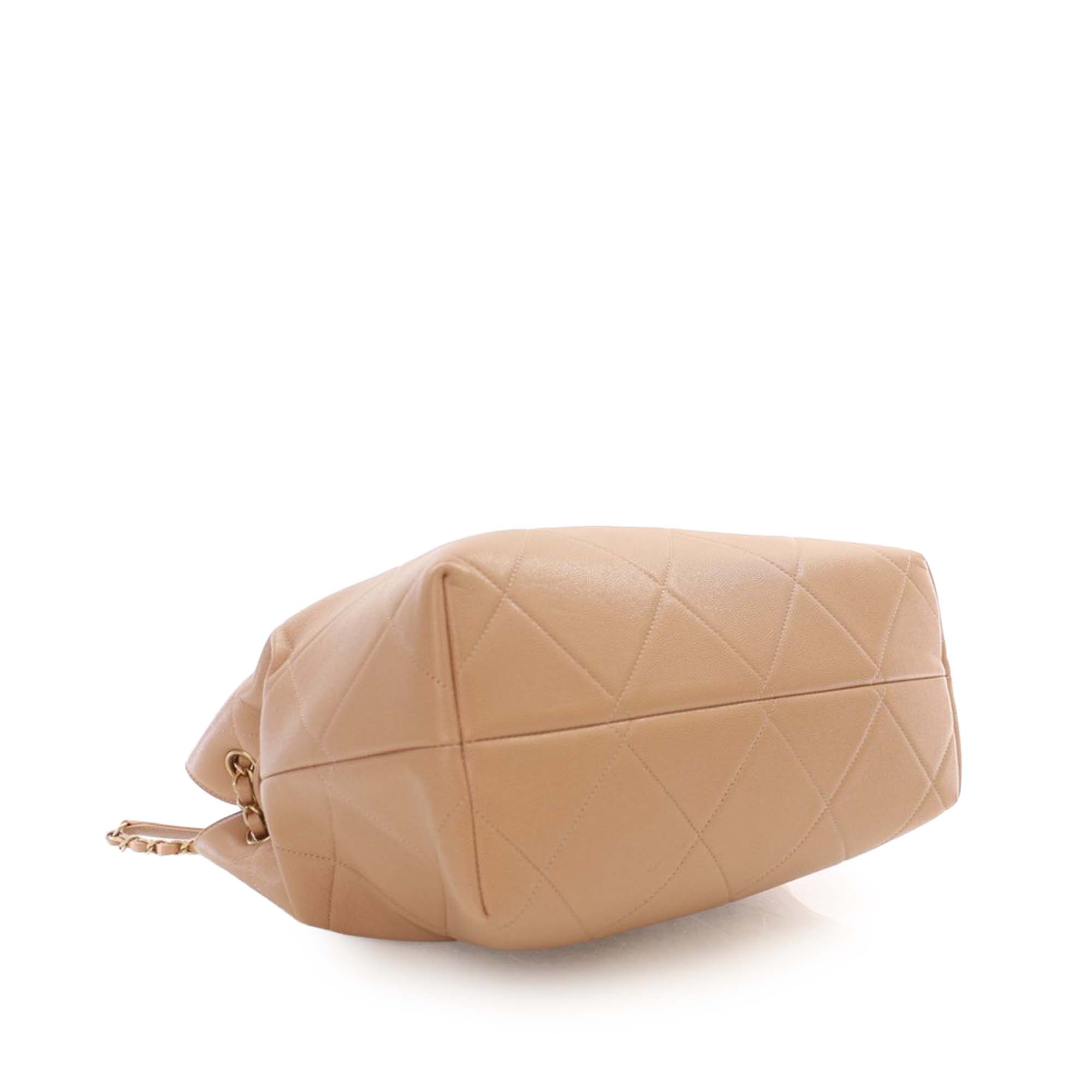 Chanel Quilted Caviar A Real Catch Shopping Tote - image 6