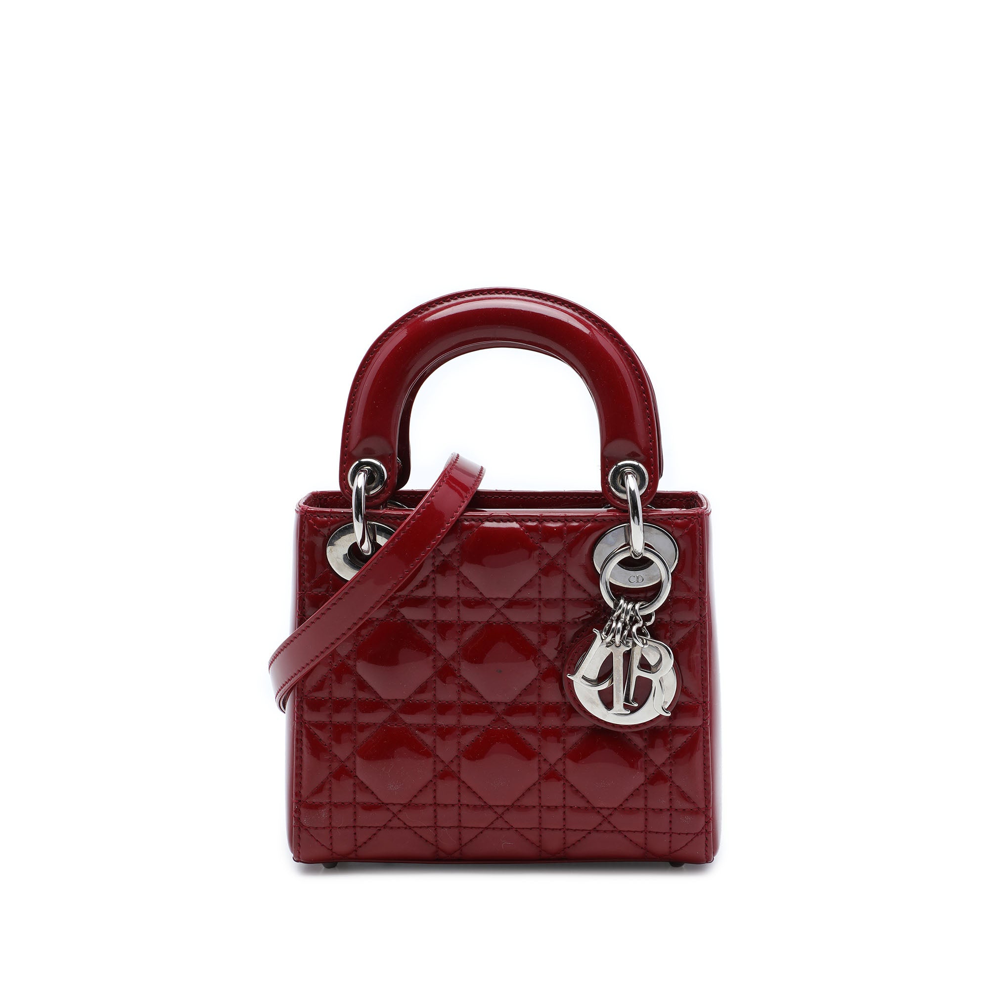 Dior Mini Patent Cannage Lady Dior - image 1