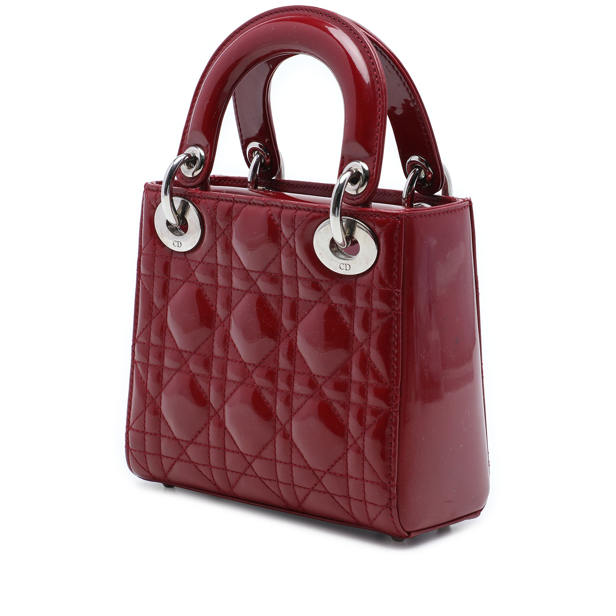 Dior Mini Patent Cannage Lady Dior - image 2