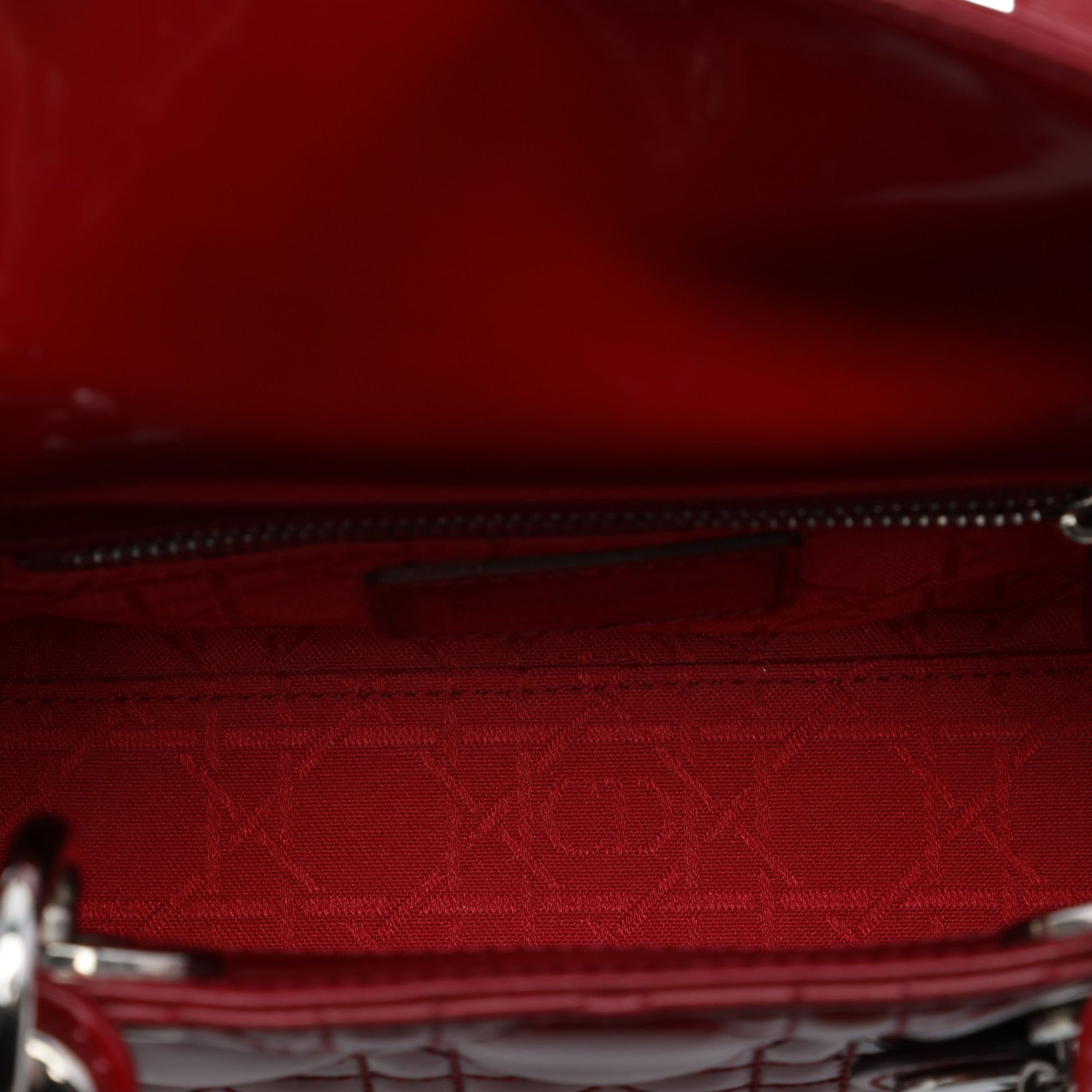 Dior Mini Patent Cannage Lady Dior - image 4
