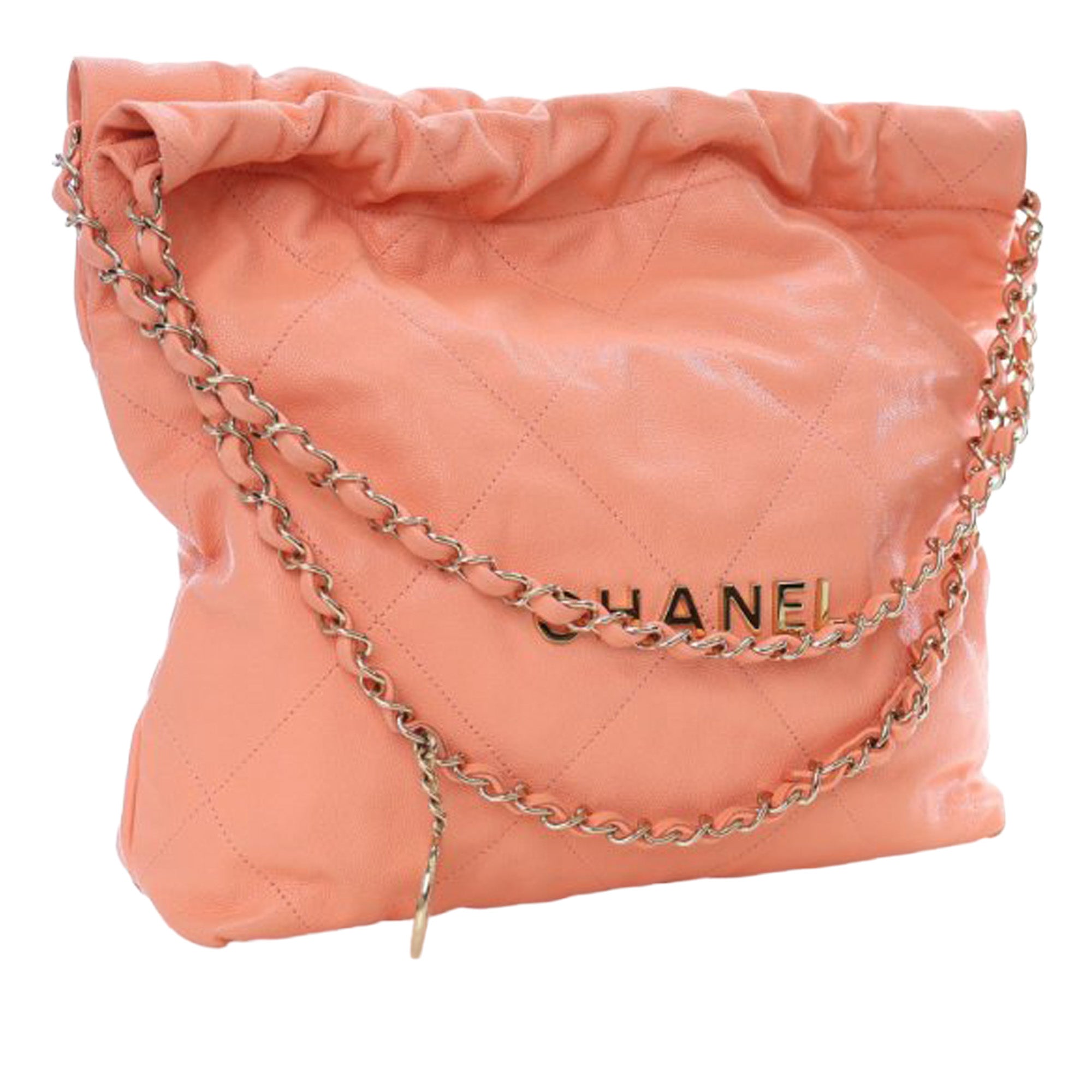 Chanel Small Quilted Caviar 22 Handbag - image 2