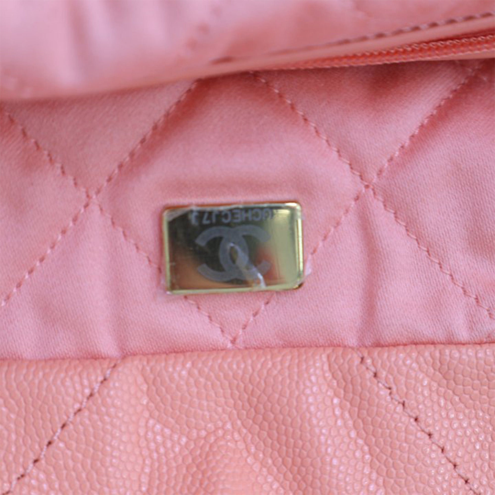 Chanel Small Quilted Caviar 22 Handbag - image 7