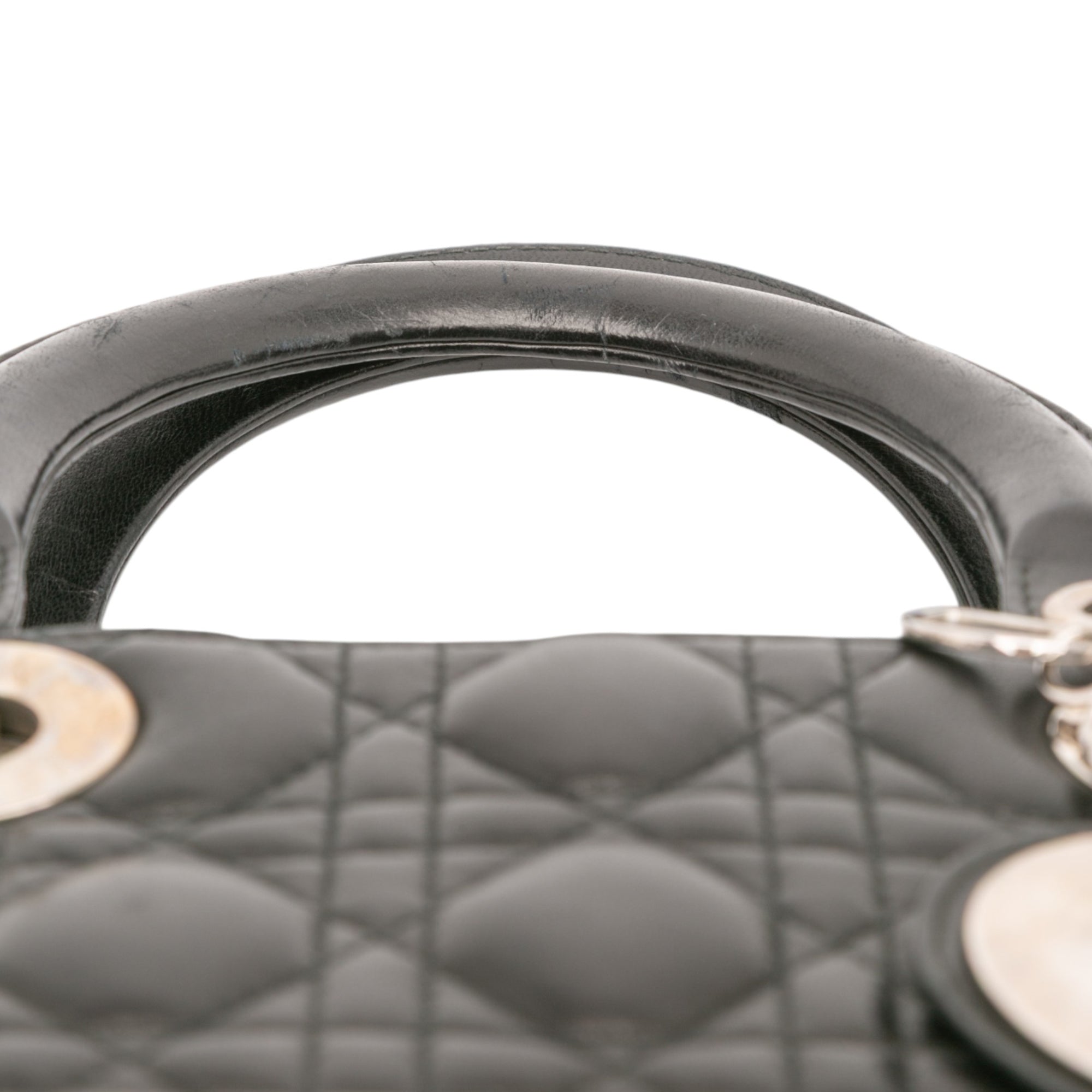 Dior Large Lambskin Cannage Lady Dior - image 10