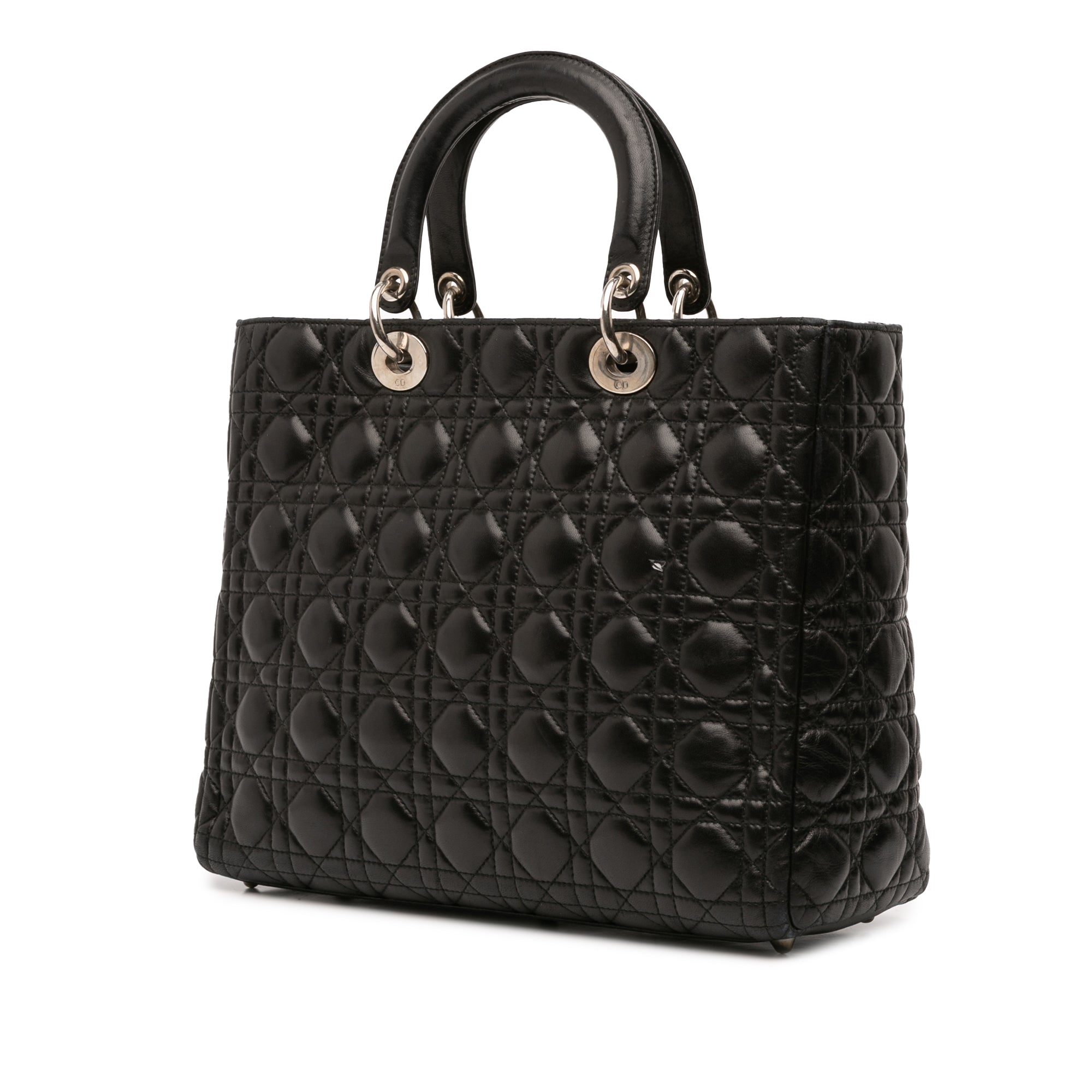Dior Large Lambskin Cannage Lady Dior - image 2