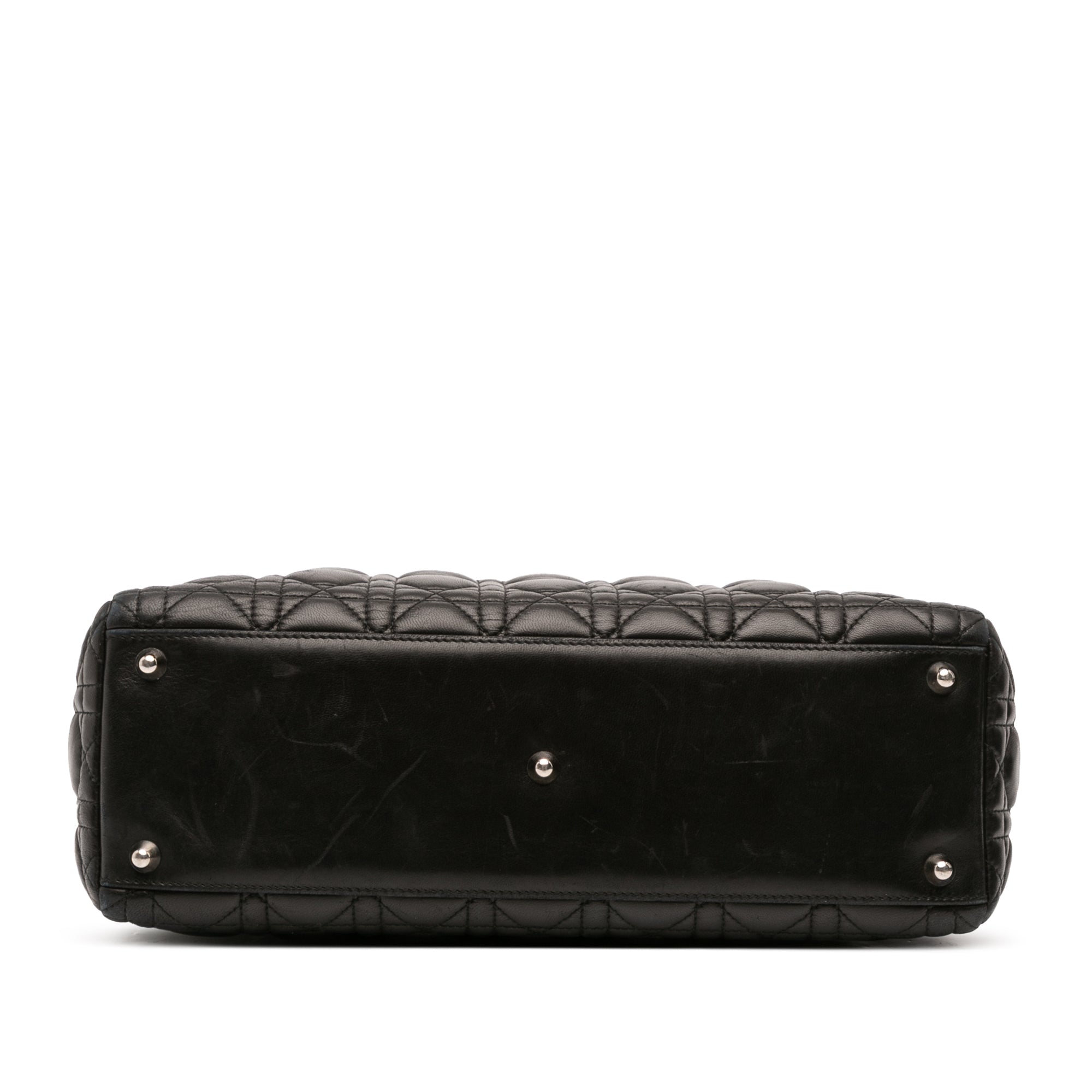 Dior Large Lambskin Cannage Lady Dior - image 3