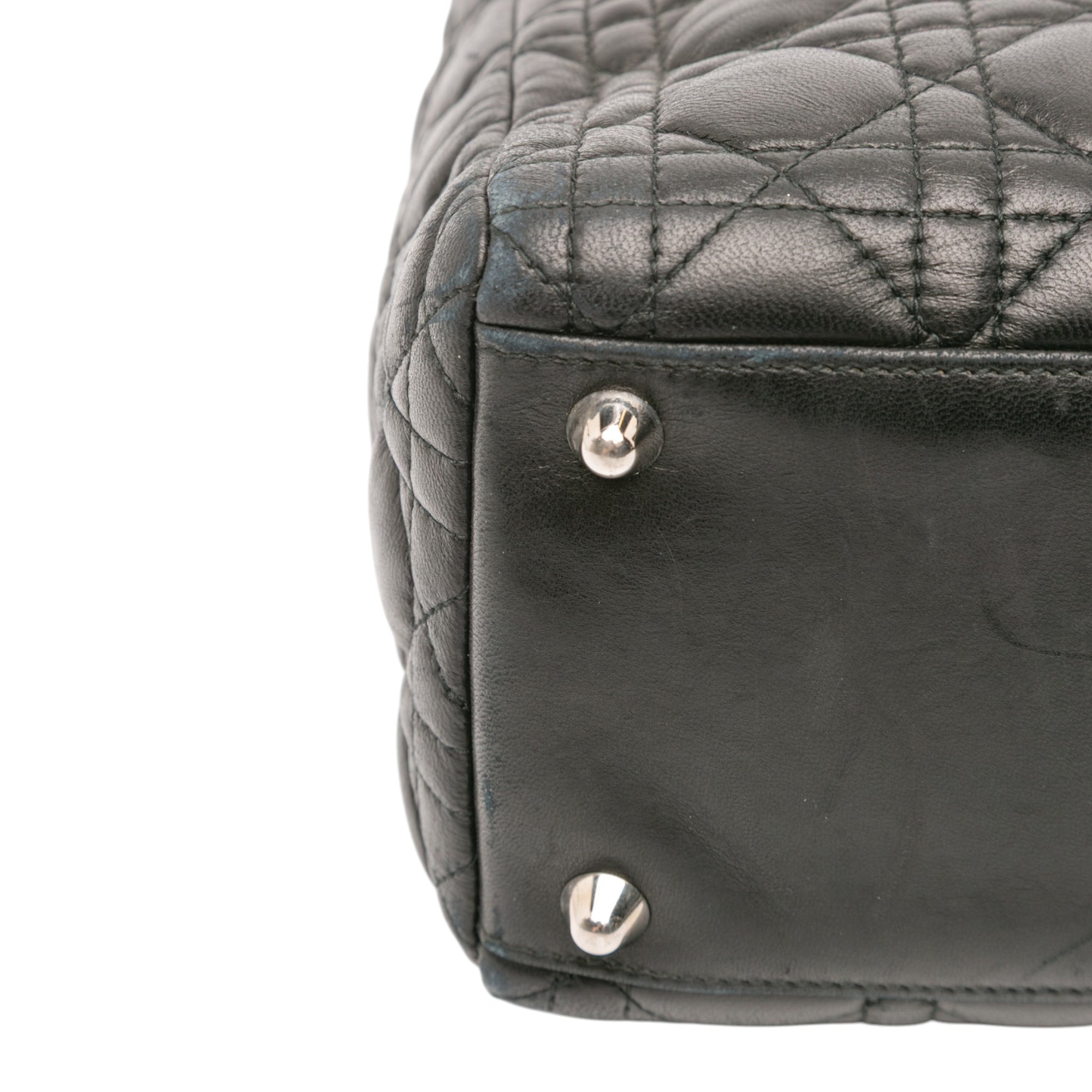 Dior Large Lambskin Cannage Lady Dior - image 7