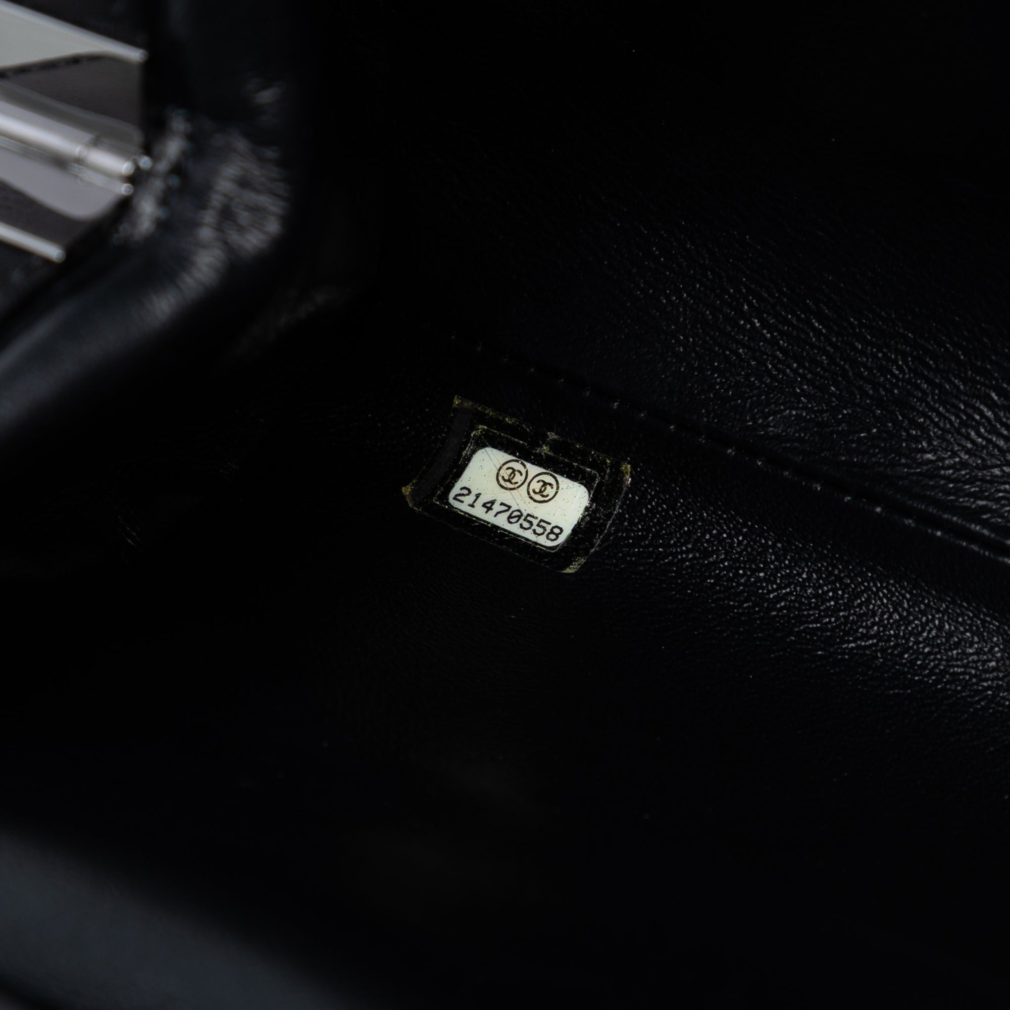 Chanel CC Quilted Lambskin Frame Clutch - image 6