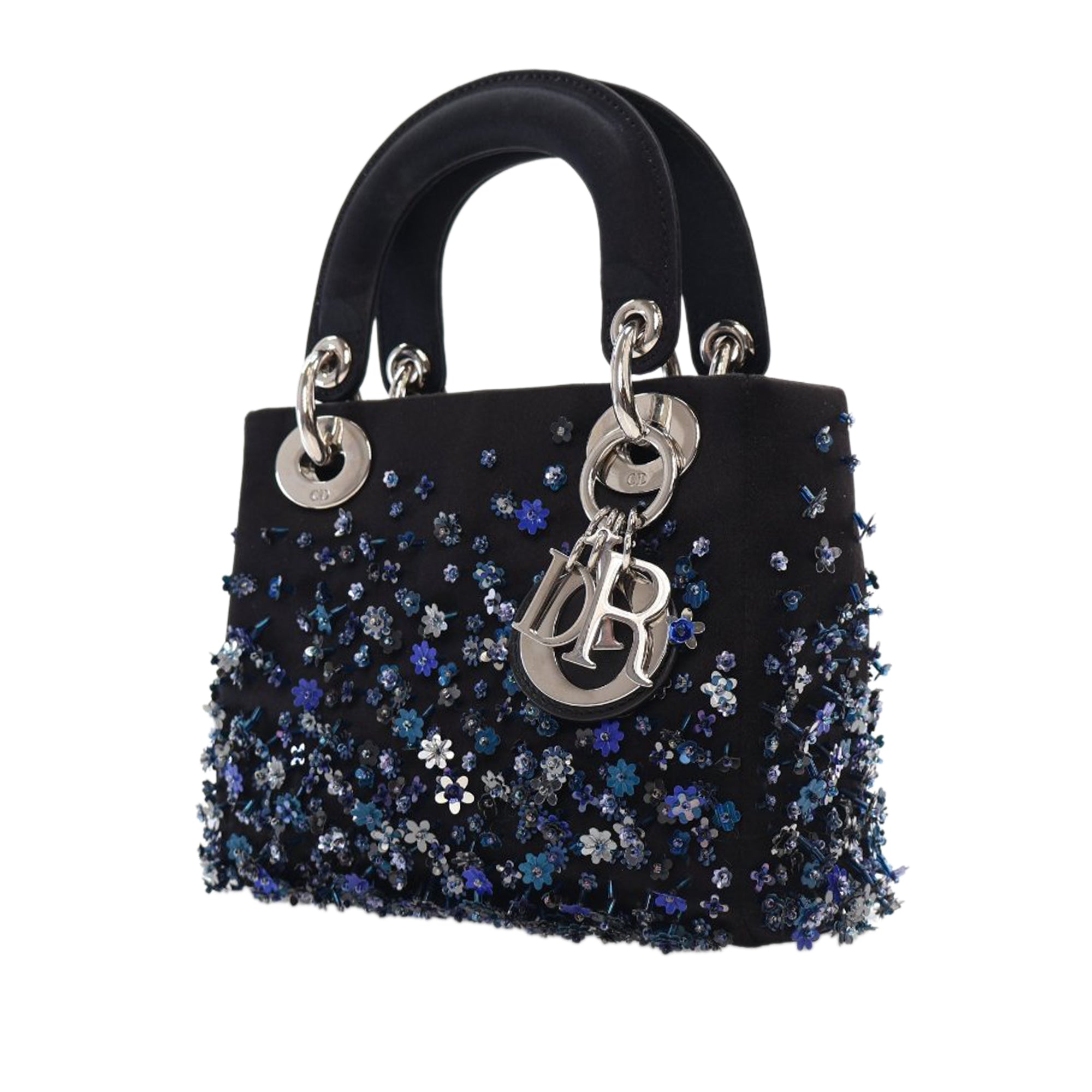 Dior Mini Embroidered and Beaded Satin Lady D Lite - image 8