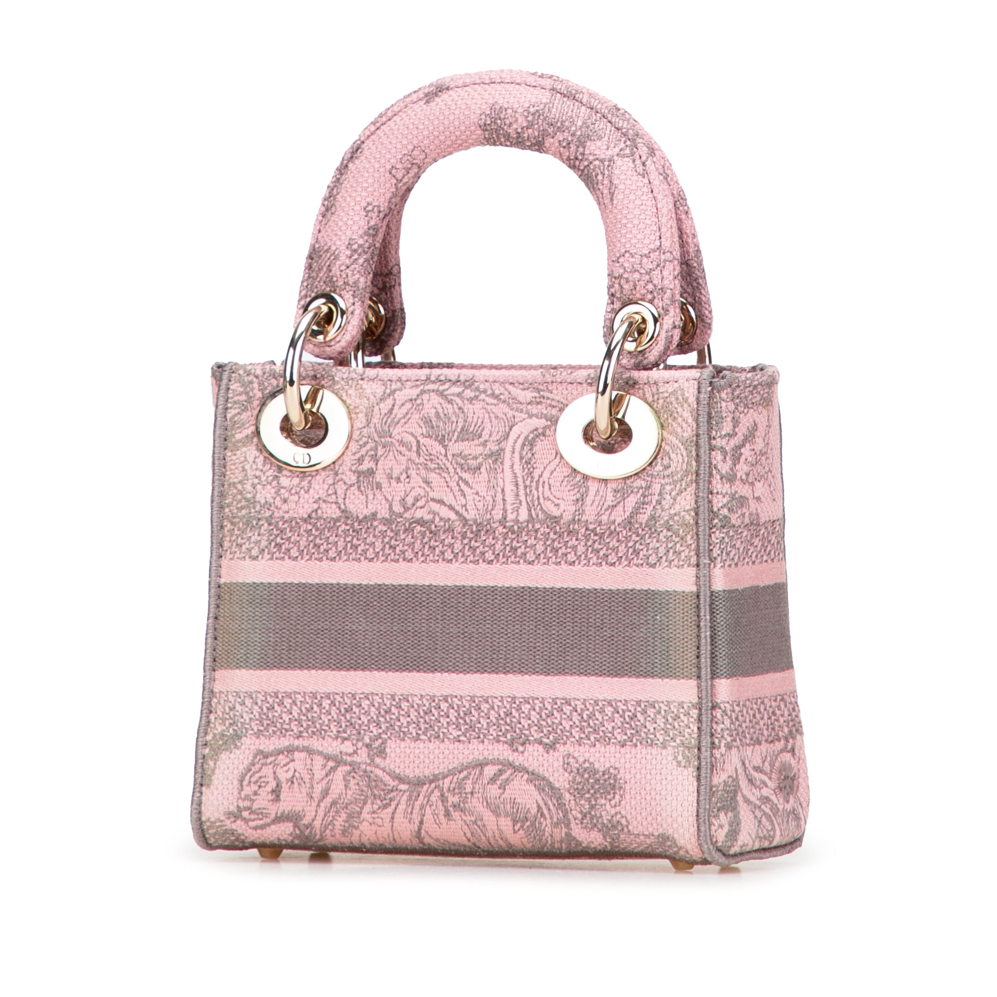 Dior Mini Embroidered Canvas Toile De Jouy Lady D Lite - image 2