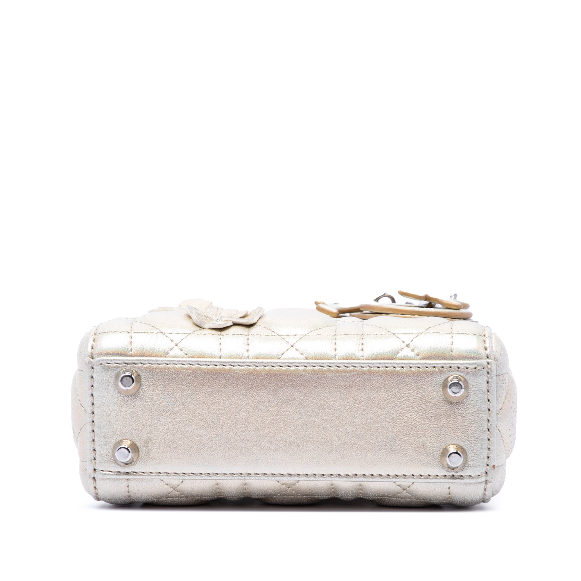 Dior Micro Metallic Crinkled Calfskin Lucky Dior Cannage Lady Dior - image 3
