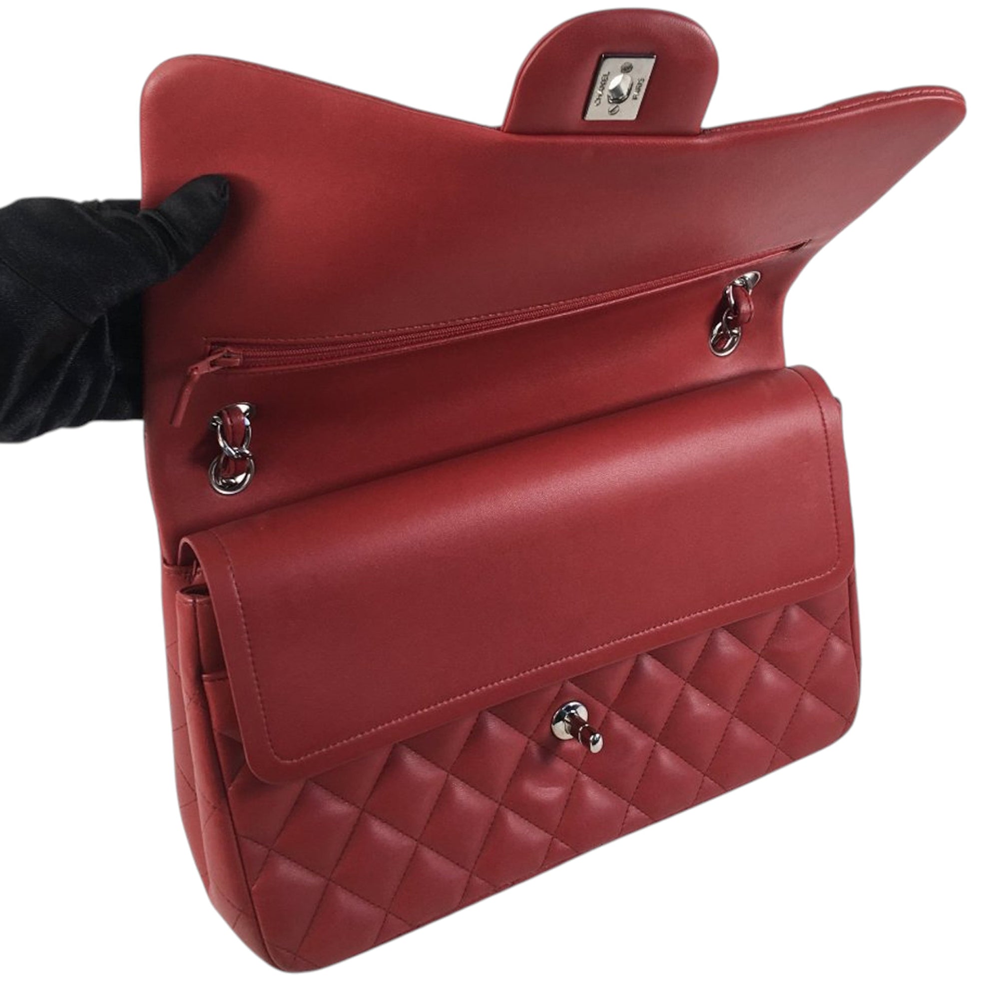 Chanel Jumbo Classic Lambskin Double Flap - image 7
