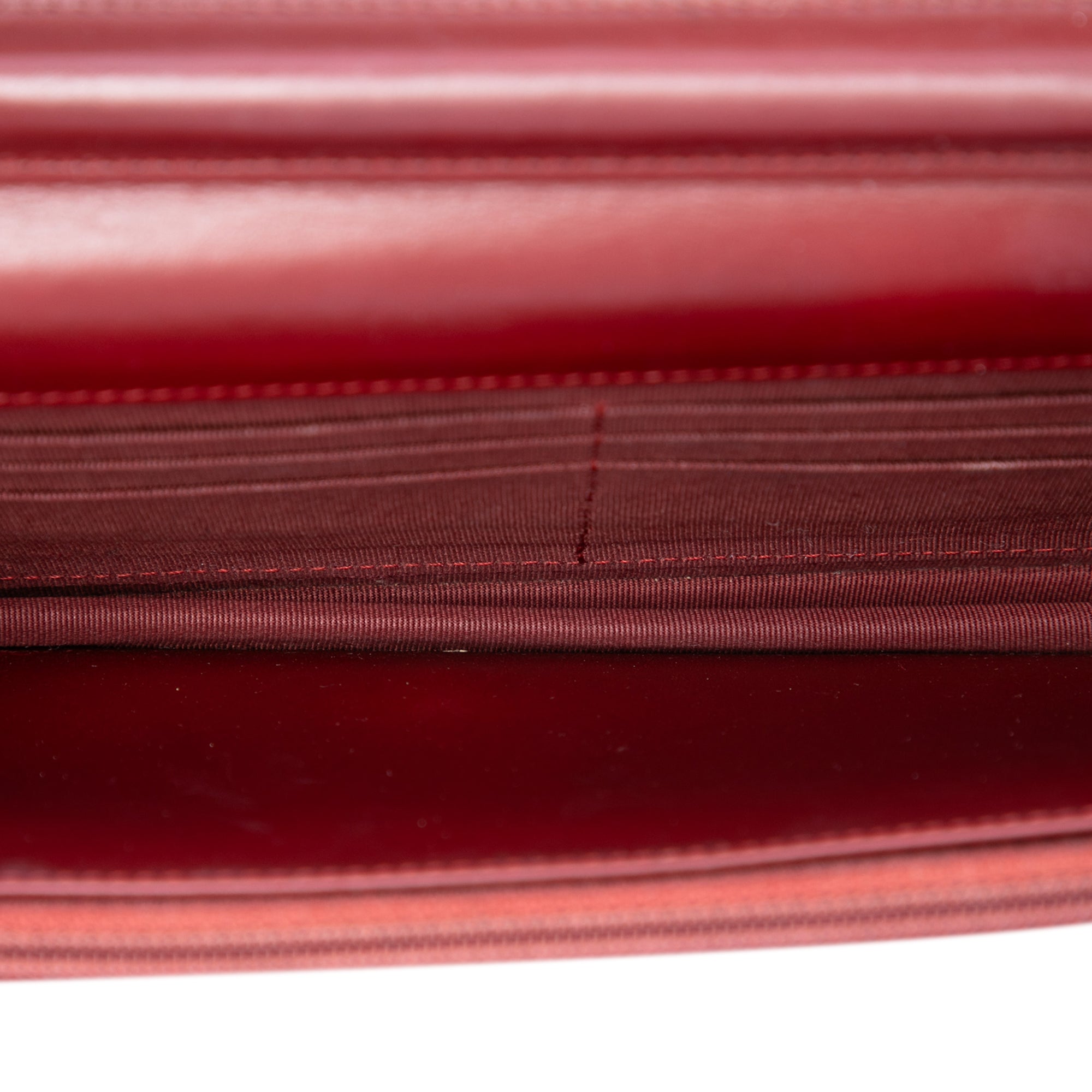 Chanel CC Quilted Patent Wallet on Chain - image 4